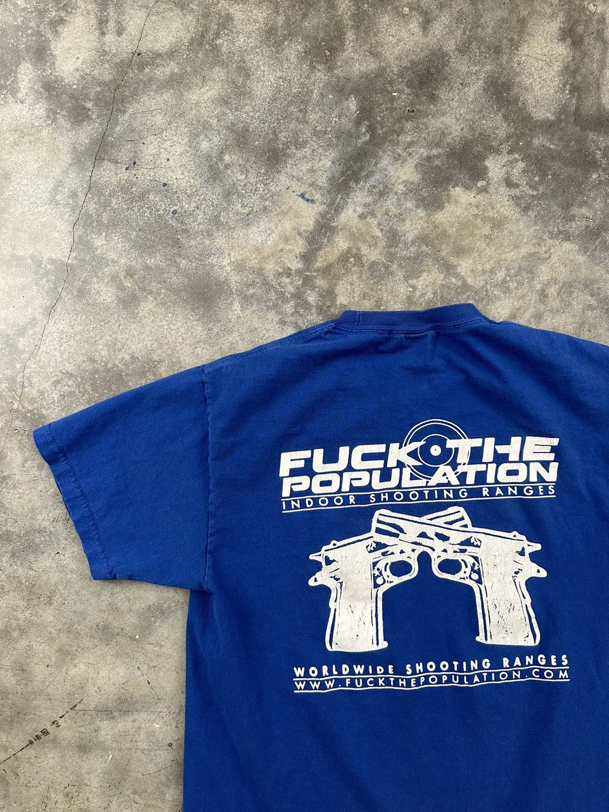 Fuck The Population Fuck The Population Indoor Shooting Range Tee Blue Sz. Large Size US L / EU 52-54 / 3 - 2 Thumbnail