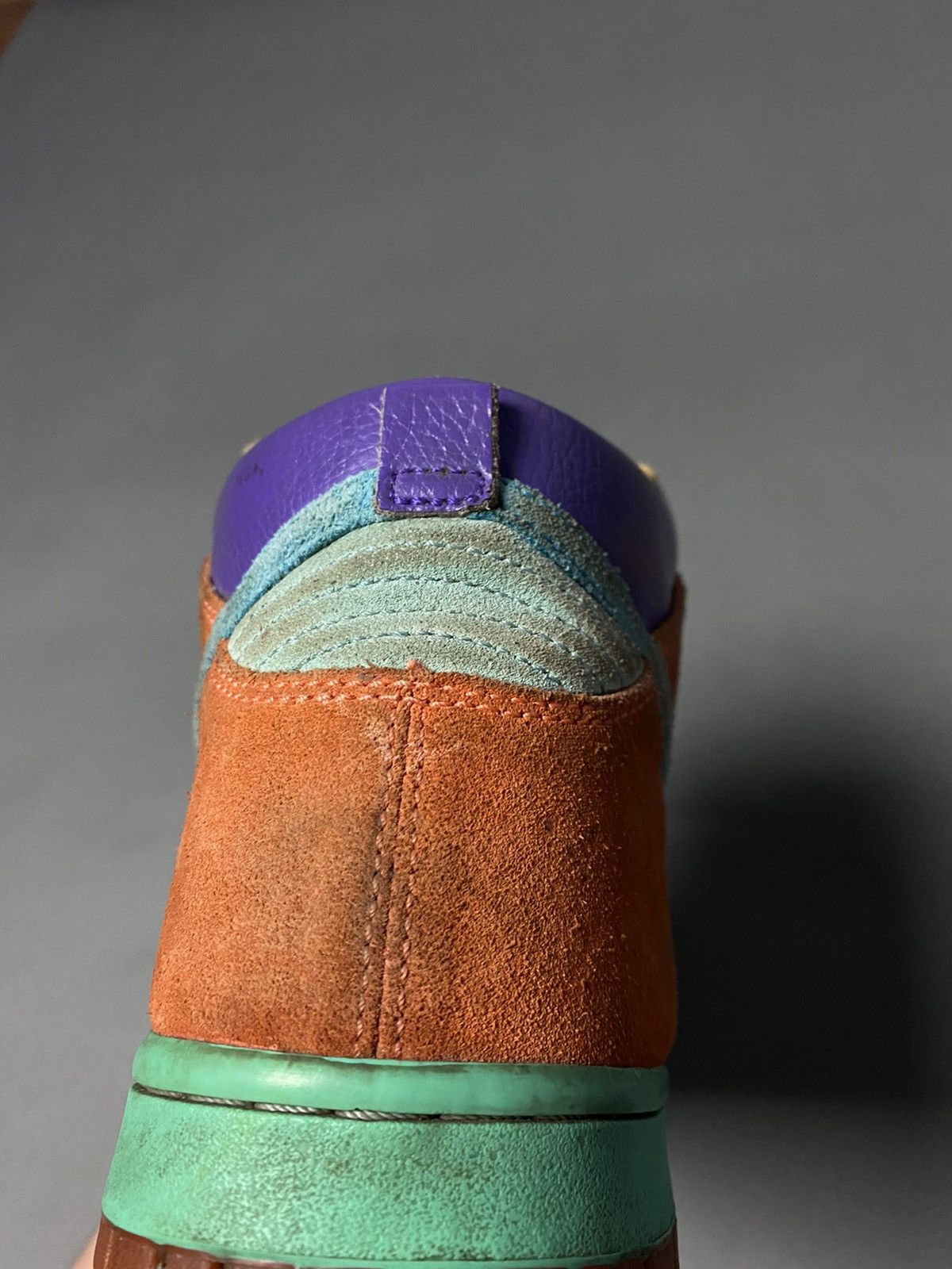Nike Vintage Nike Dunk High 6.0 'Pure Purple Cyan Coral' Size US 6.5 / EU 39-40 - 9 Thumbnail