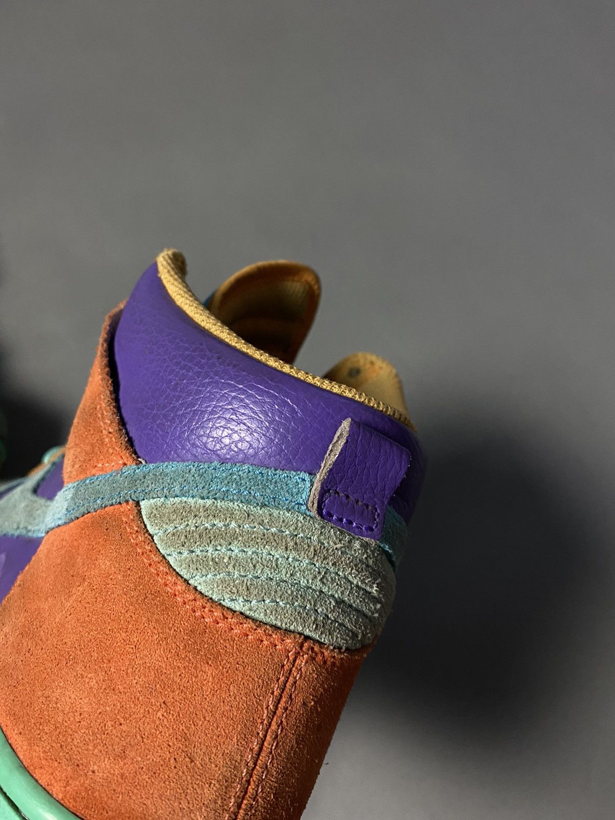 Nike Vintage Nike Dunk High 6.0 'Pure Purple Cyan Coral' Size US 6.5 / EU 39-40 - 4 Thumbnail