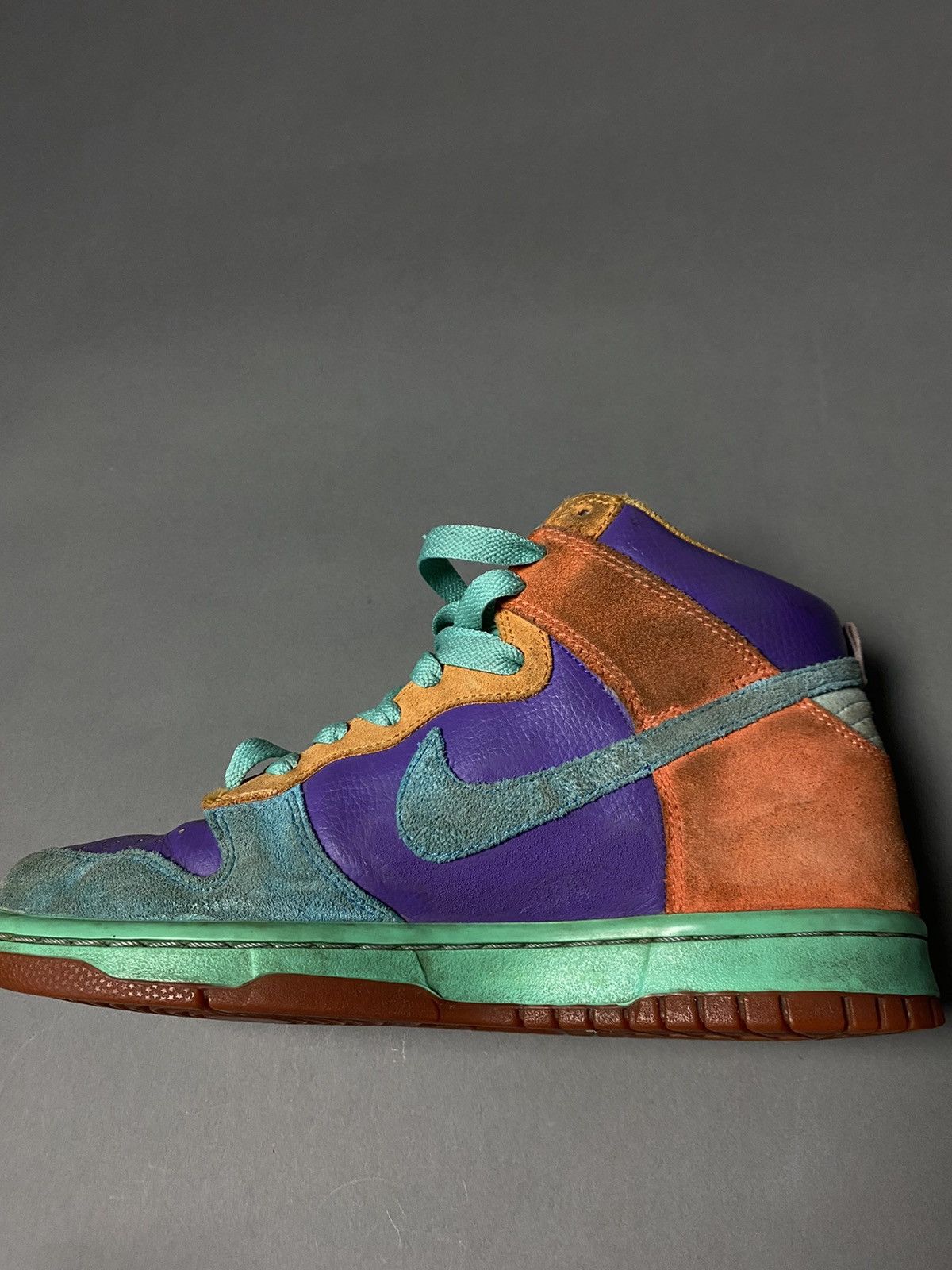 Nike Vintage Nike Dunk High 6.0 'Pure Purple Cyan Coral' Size US 6.5 / EU 39-40 - 8 Thumbnail