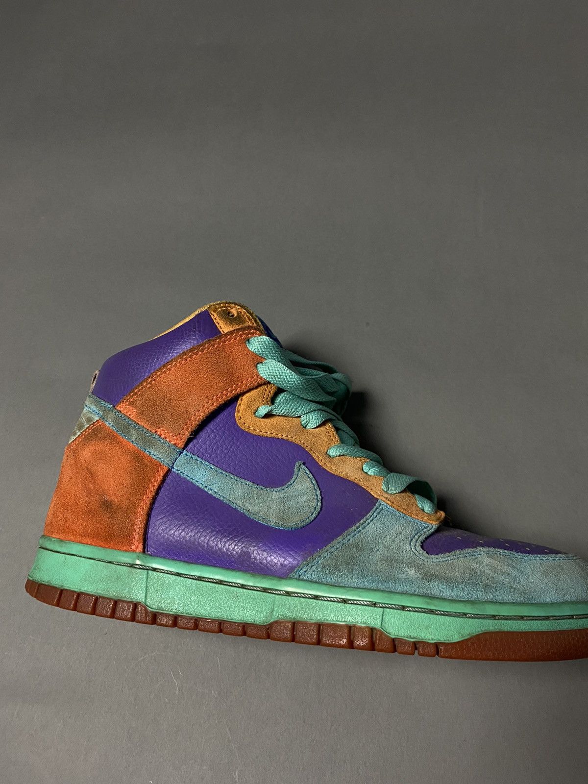 Nike Vintage Nike Dunk High 6.0 'Pure Purple Cyan Coral' Size US 6.5 / EU 39-40 - 7 Thumbnail