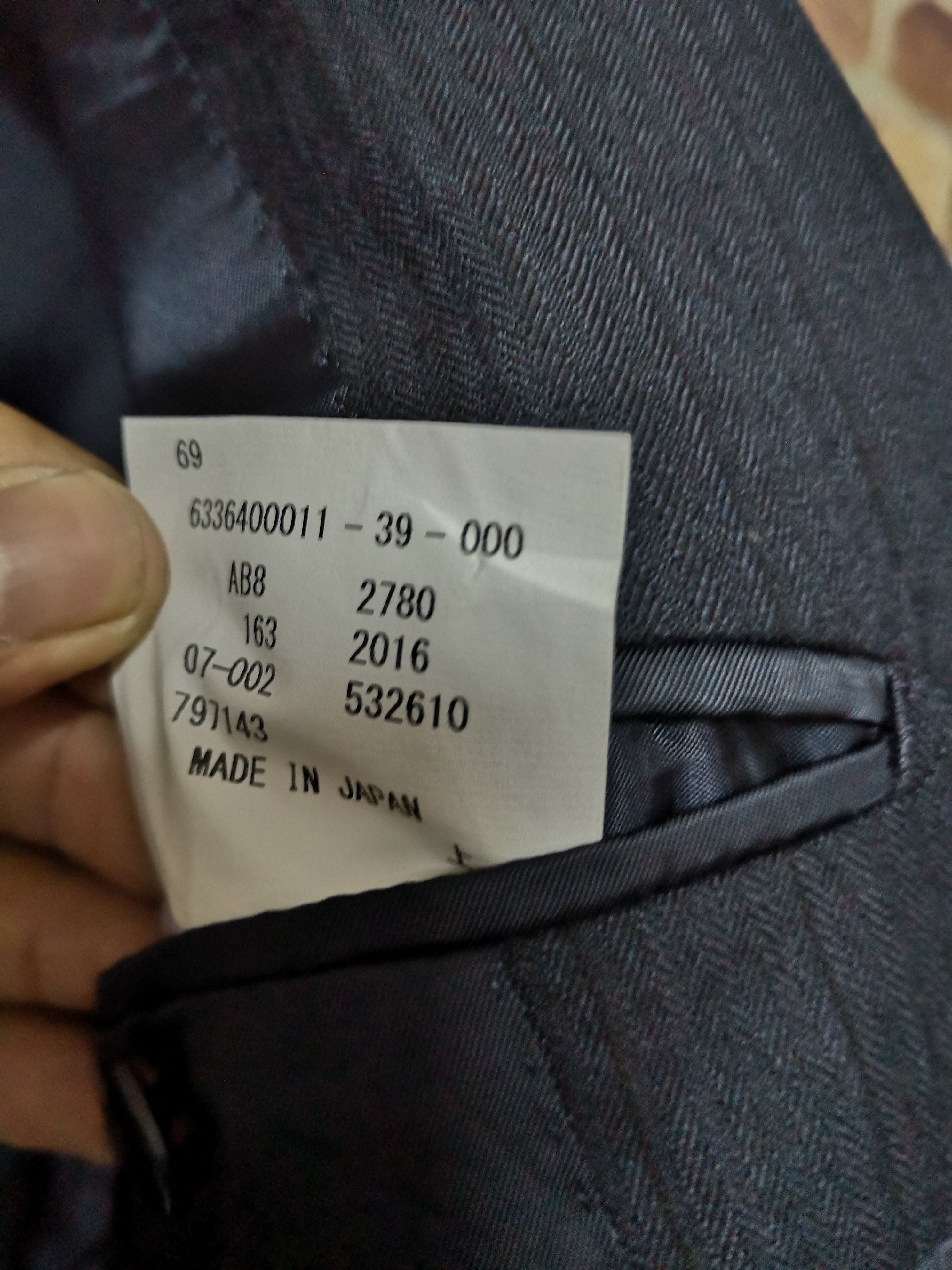 Aquascutum × Other DARK BLUE FORMAL BLAZER Size 44R - 9 Thumbnail