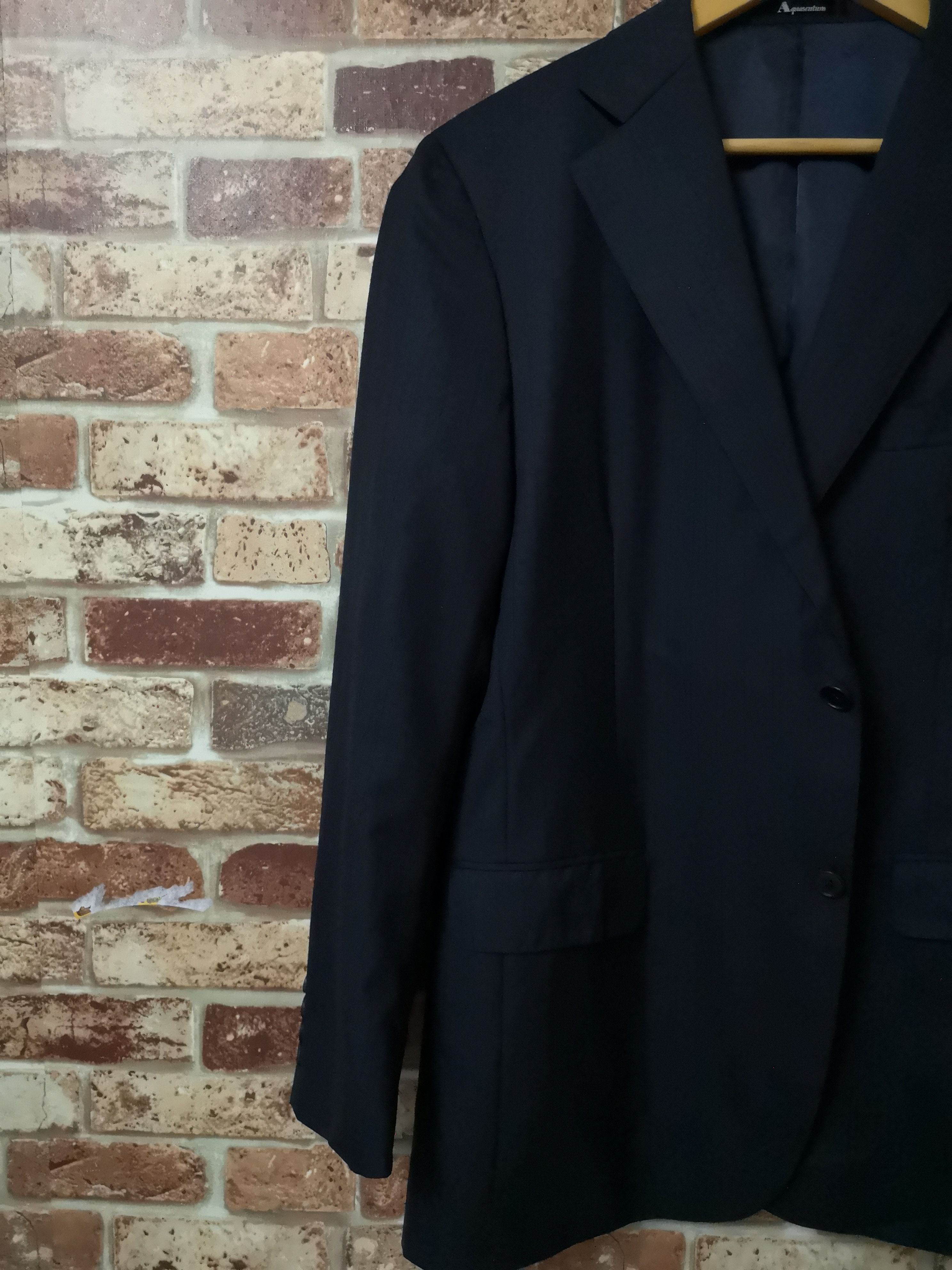 Aquascutum × Other DARK BLUE FORMAL BLAZER Size 44R - 5 Thumbnail