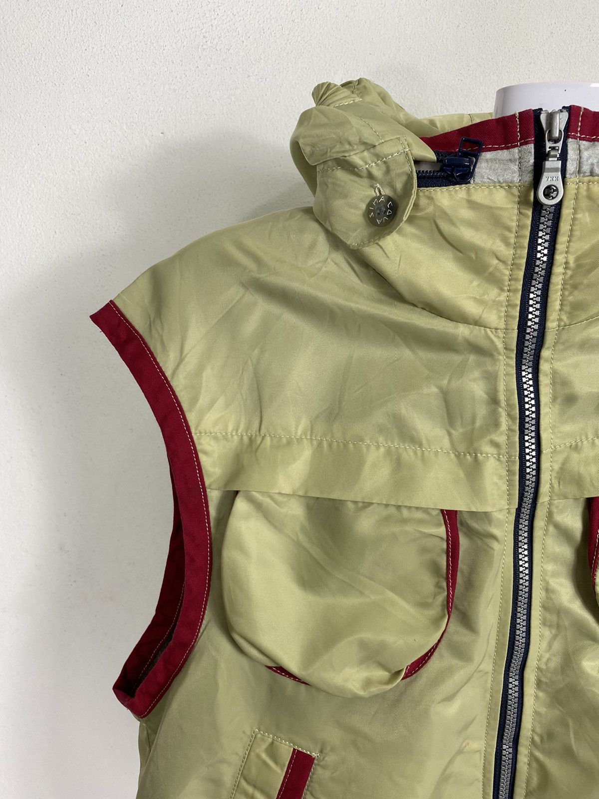 Japanese Brand Sina Cova Nylon Nylon Vest with Hoodies Style Size US M / EU 48-50 / 2 - 6 Thumbnail