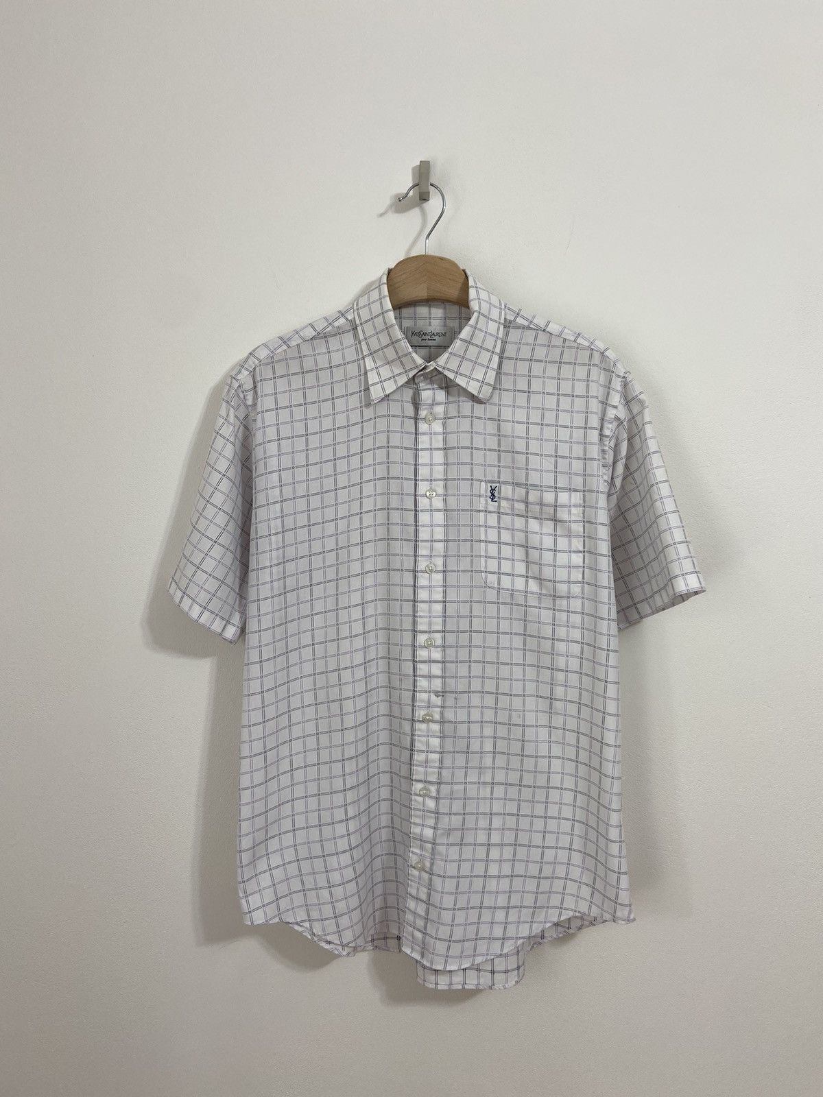 Yves Saint Laurent Ysl Yves Saint Laurent Button Up Shirt Size US L / EU 52-54 / 3 - 1 Thumbnail