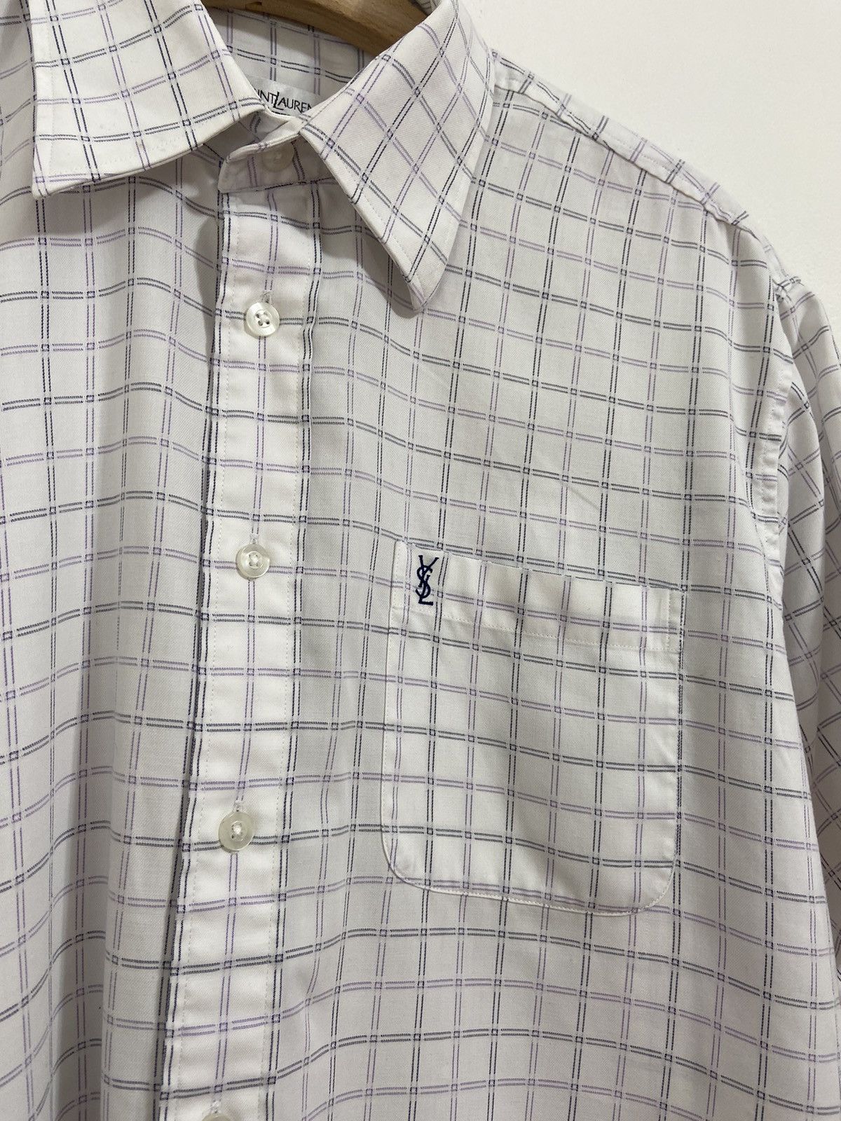 Yves Saint Laurent Ysl Yves Saint Laurent Button Up Shirt Size US L / EU 52-54 / 3 - 5 Thumbnail