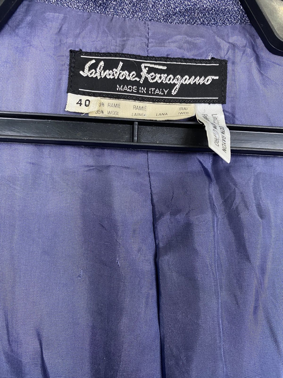 Other × Salvatore Ferragamo 🔥Salvatore Faragamore Italy Slim Fit Blazer Style Size 40L - 9 Thumbnail
