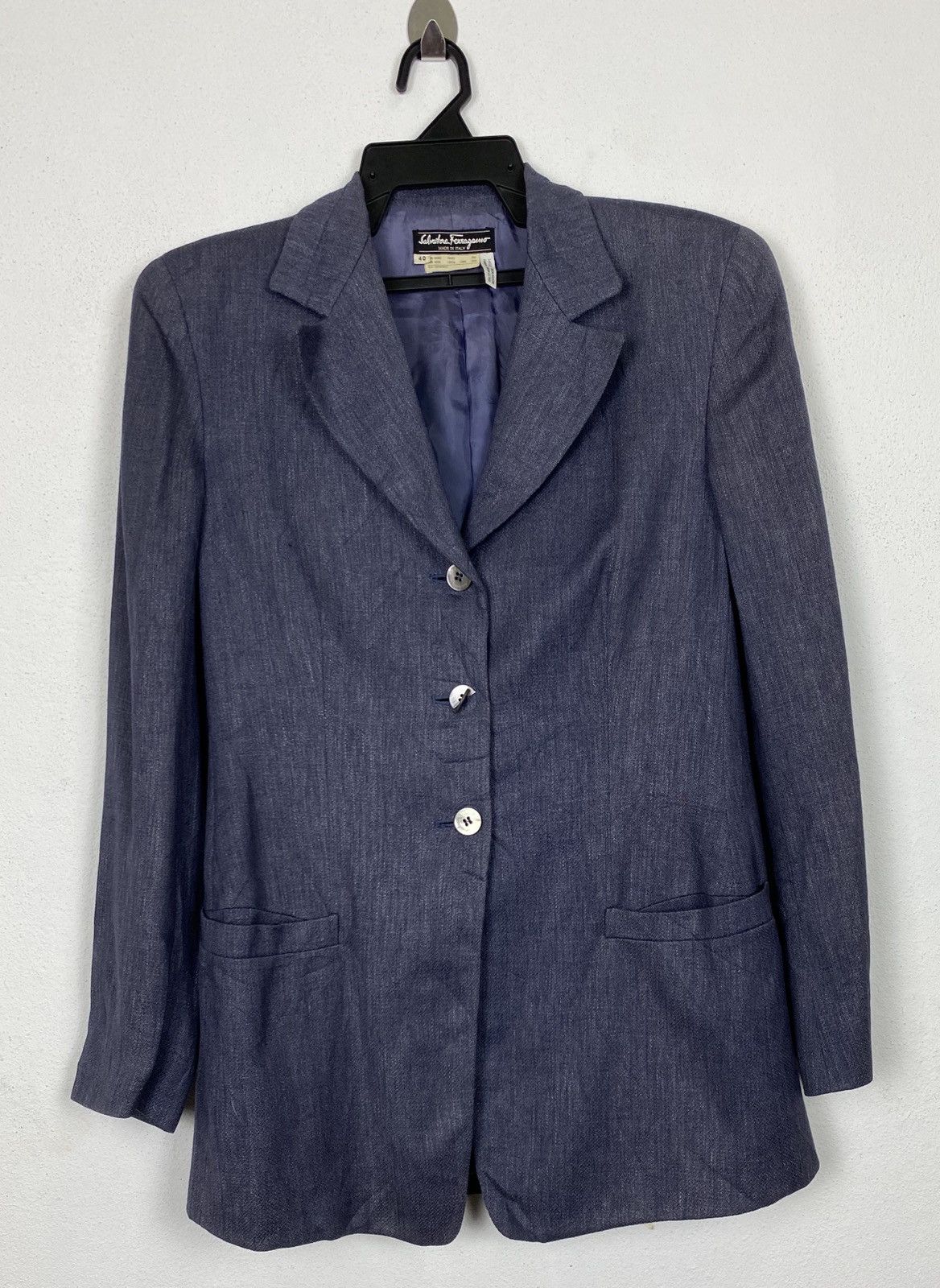 Other × Salvatore Ferragamo 🔥Salvatore Faragamore Italy Slim Fit Blazer Style Size 40L - 1 Thumbnail