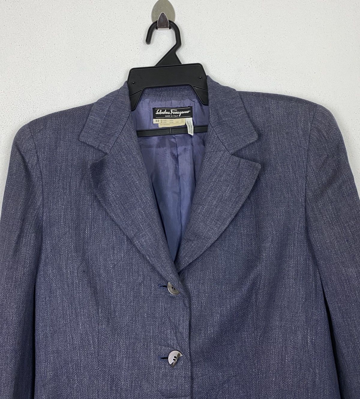 Other × Salvatore Ferragamo 🔥Salvatore Faragamore Italy Slim Fit Blazer Style Size 40L - 4 Thumbnail