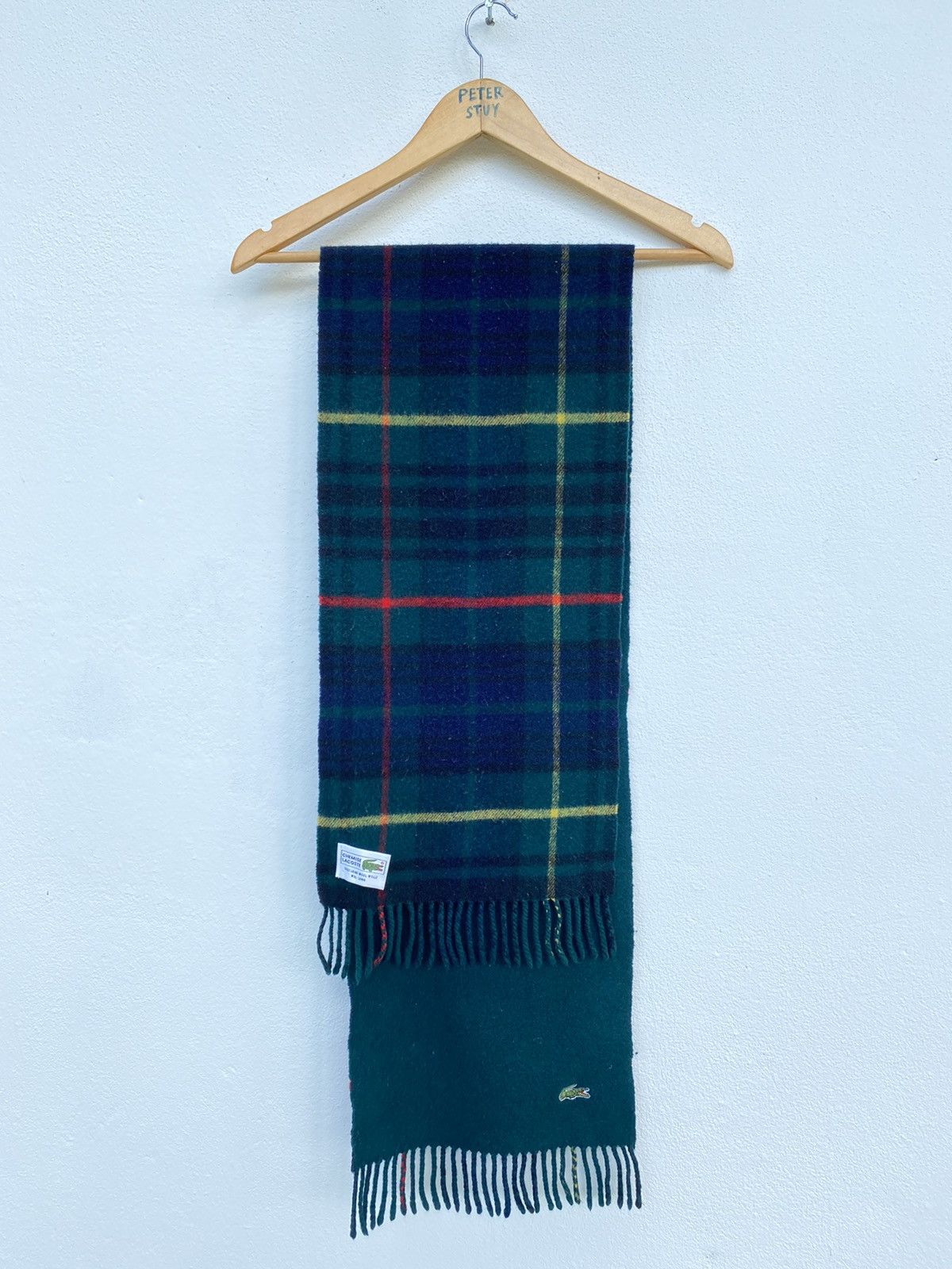 Lacoste Lacoste Wool Scarf Size ONE SIZE - 1 Thumbnail
