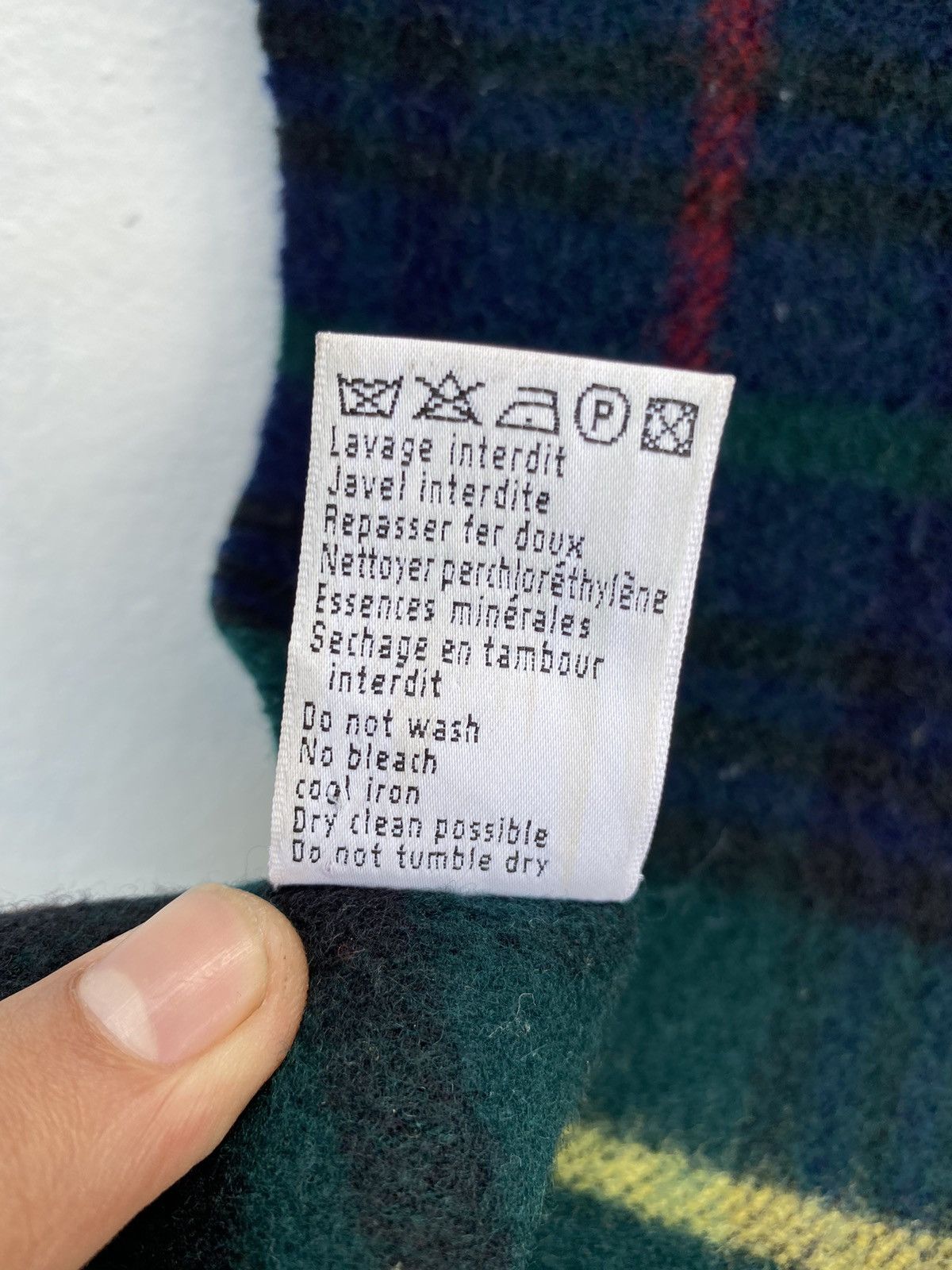 Lacoste Lacoste Wool Scarf Size ONE SIZE - 6 Thumbnail