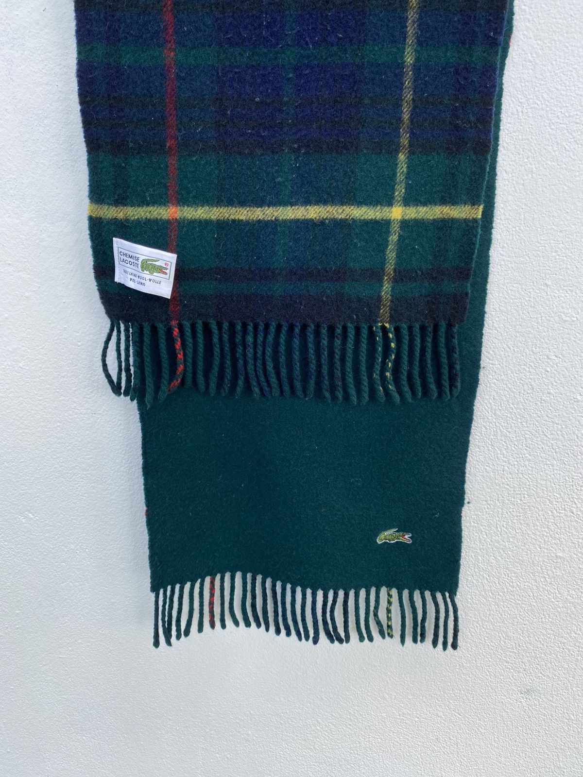 Lacoste Lacoste Wool Scarf Size ONE SIZE - 2 Thumbnail
