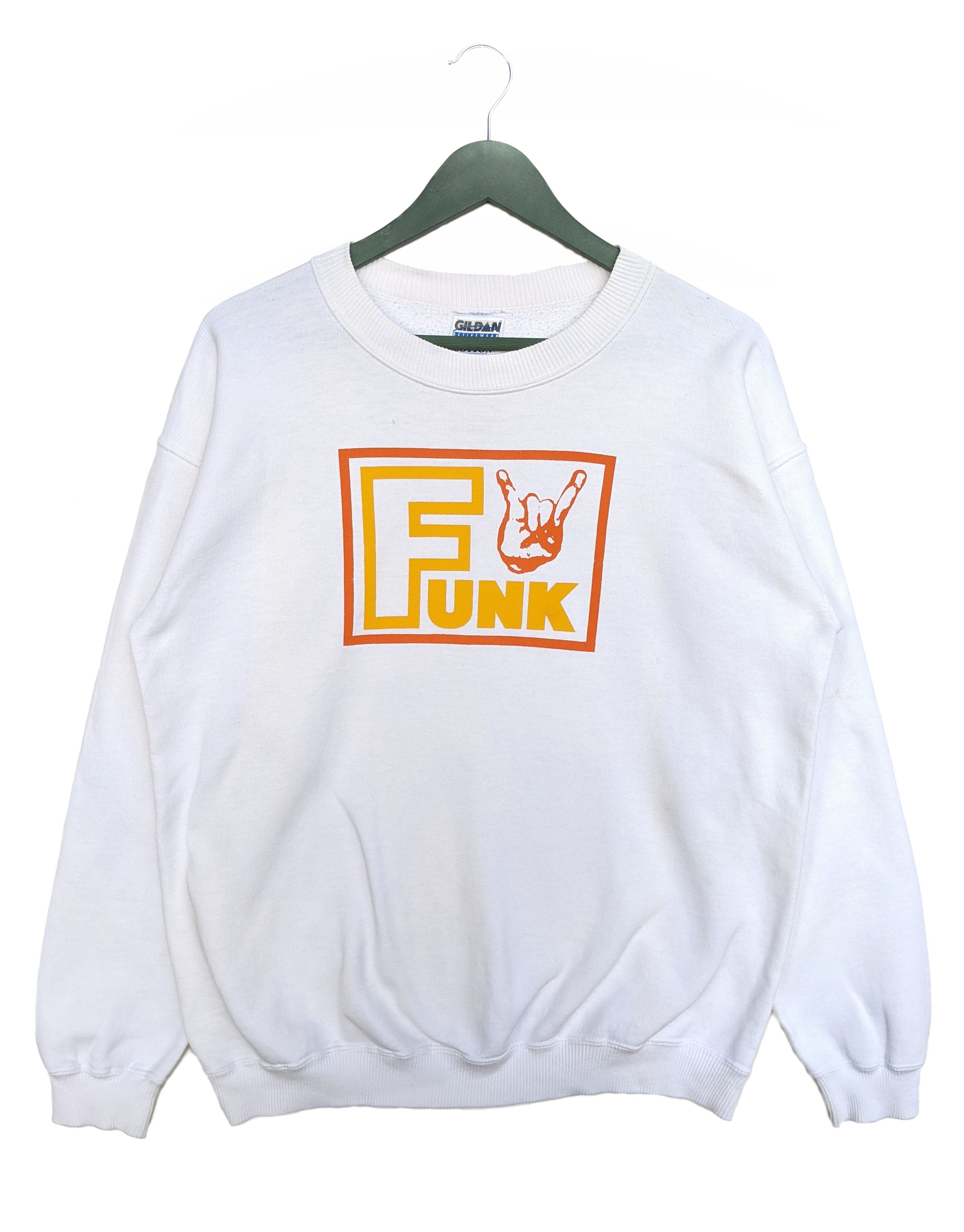 Gildan × Vintage Vintage Funk Print Sweatshirt/Size M Size US M / EU 48-50 / 2 - 1 Thumbnail