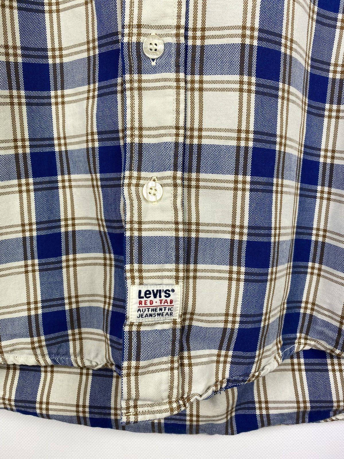 Levi's × Vintage Levi’s vintage men’s plaid checked long sleeve shirt size M Size US M / EU 48-50 / 2 - 6 Thumbnail