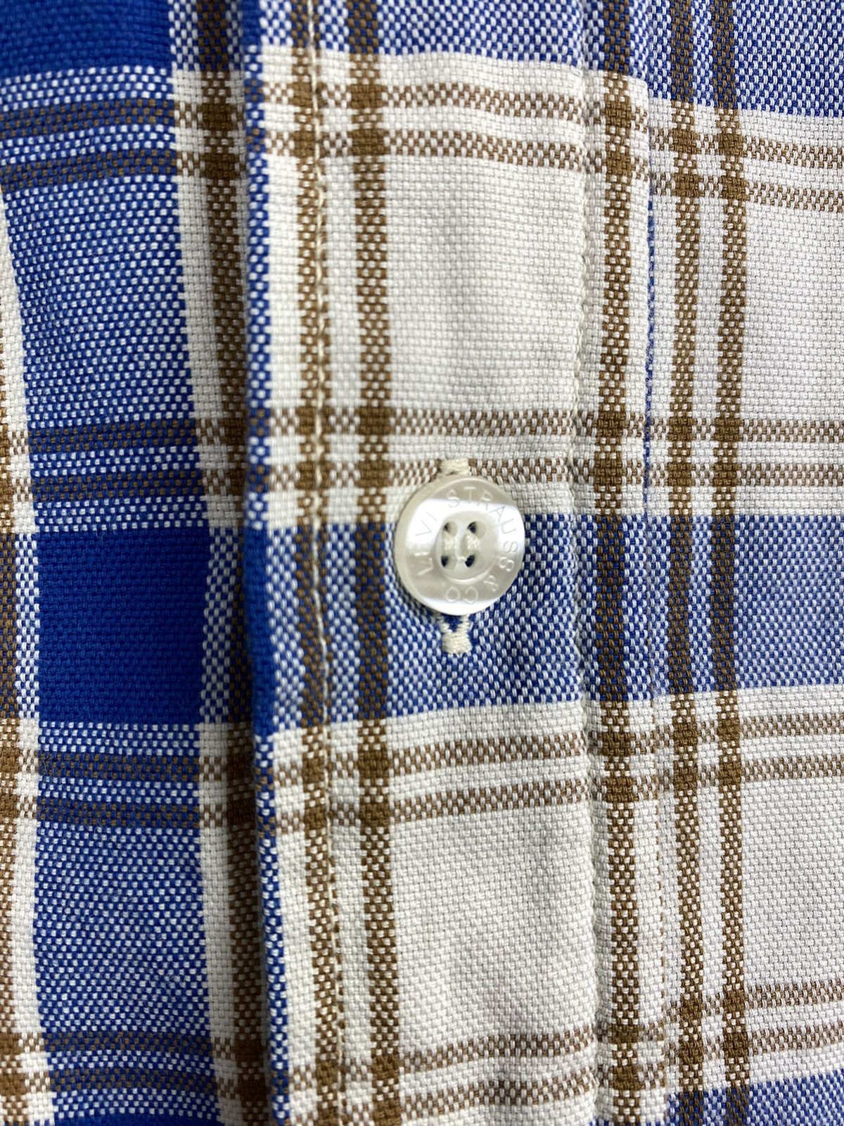 Levi's × Vintage Levi’s vintage men’s plaid checked long sleeve shirt size M Size US M / EU 48-50 / 2 - 7 Thumbnail