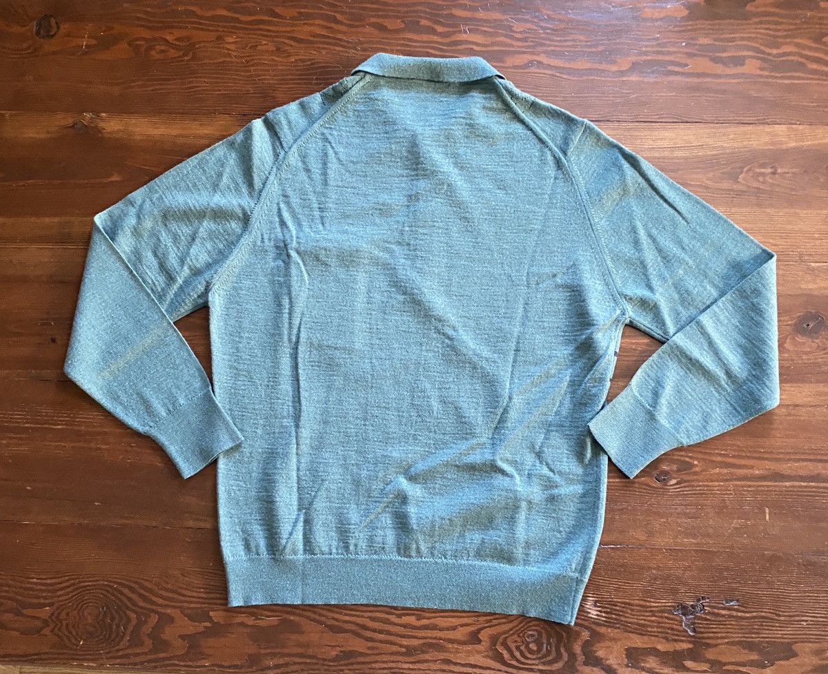 Montagut × Vintage Vintage 50’s 60’s Montagut Knit Long Sleeve Polo Size US M / EU 48-50 / 2 - 8 Thumbnail