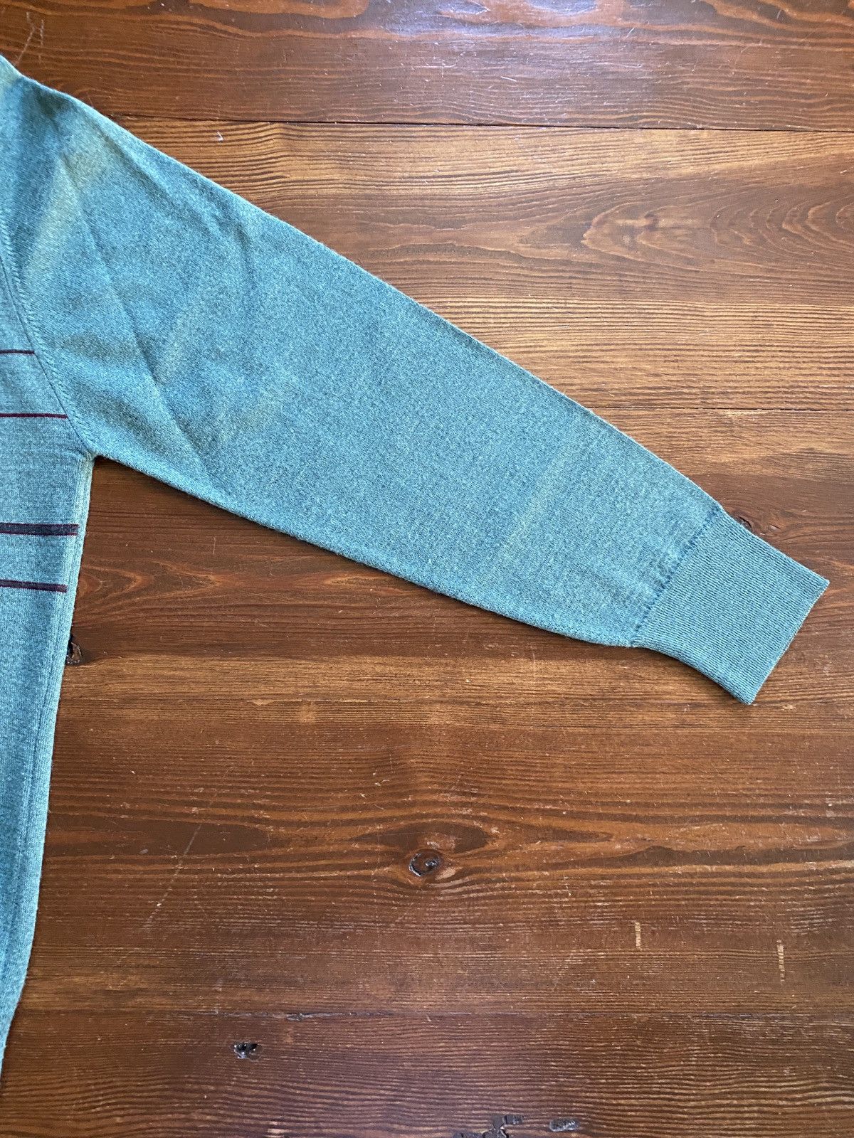 Montagut × Vintage Vintage 50’s 60’s Montagut Knit Long Sleeve Polo Size US M / EU 48-50 / 2 - 6 Thumbnail