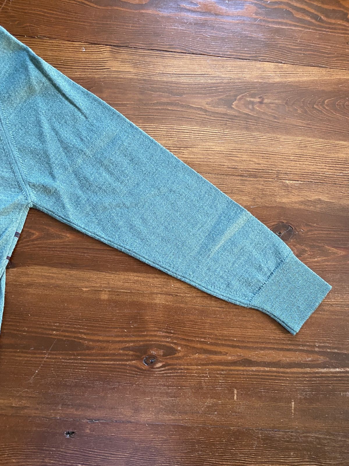 Montagut × Vintage Vintage 50’s 60’s Montagut Knit Long Sleeve Polo Size US M / EU 48-50 / 2 - 9 Thumbnail
