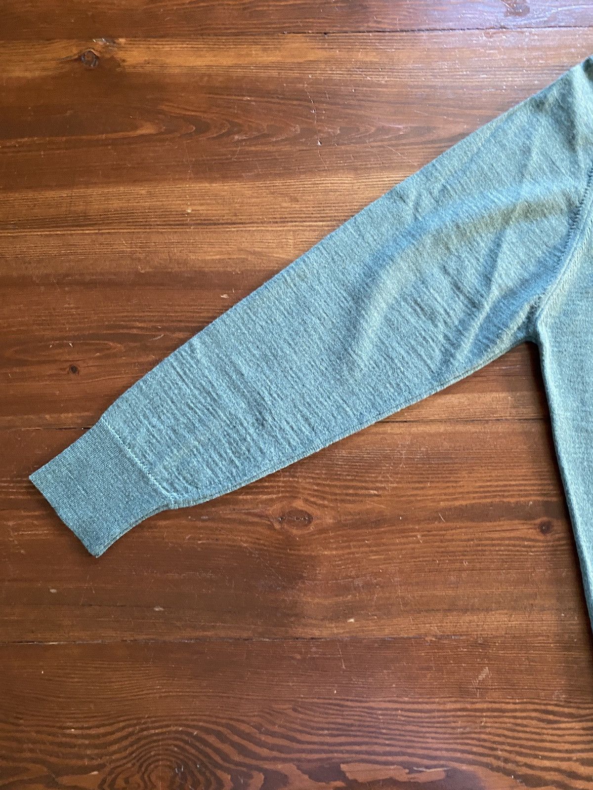 Montagut × Vintage Vintage 50’s 60’s Montagut Knit Long Sleeve Polo Size US M / EU 48-50 / 2 - 10 Thumbnail
