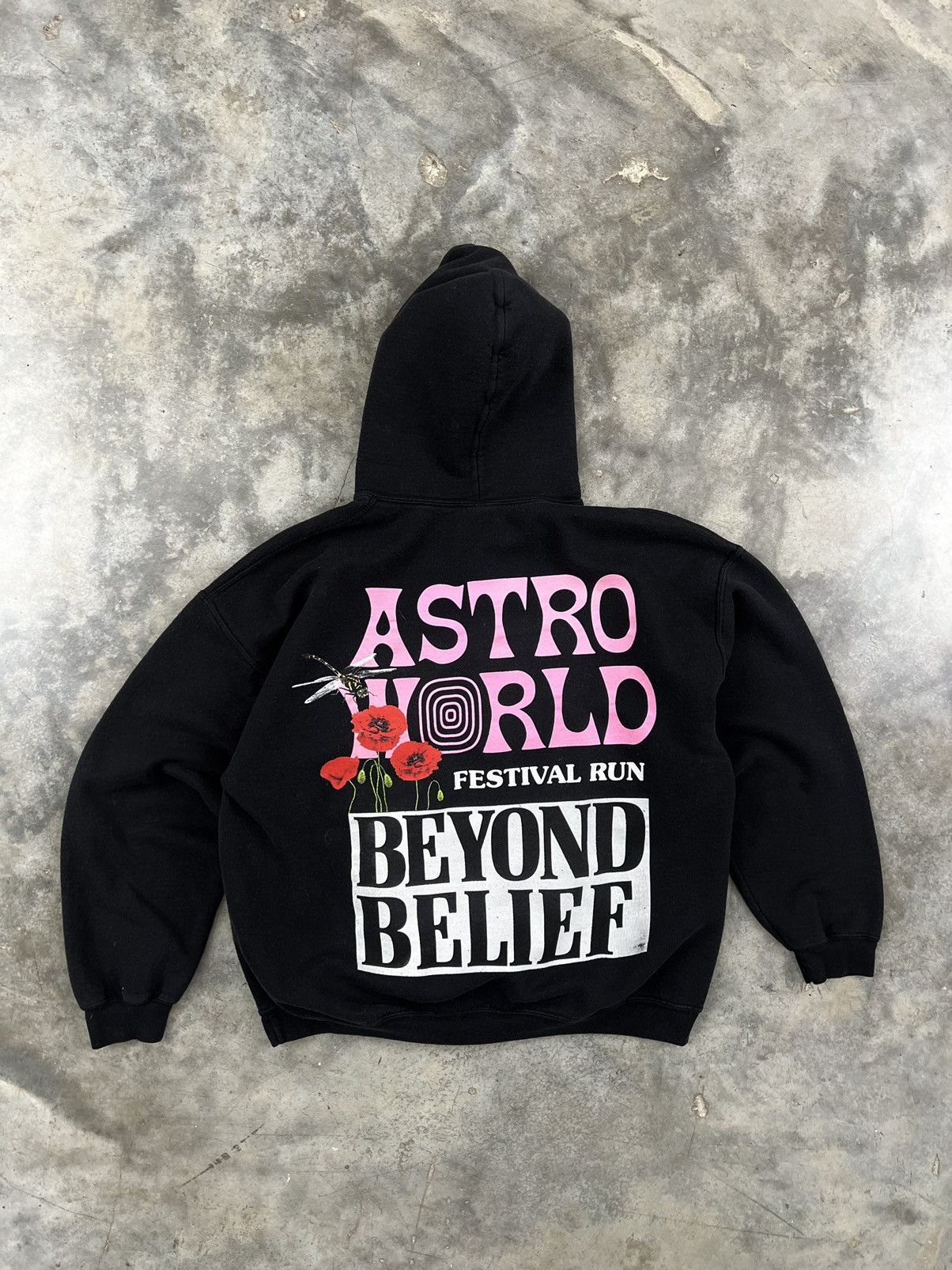 Travis Scott Astroworld Festival Run Beyond Belief Hoodie