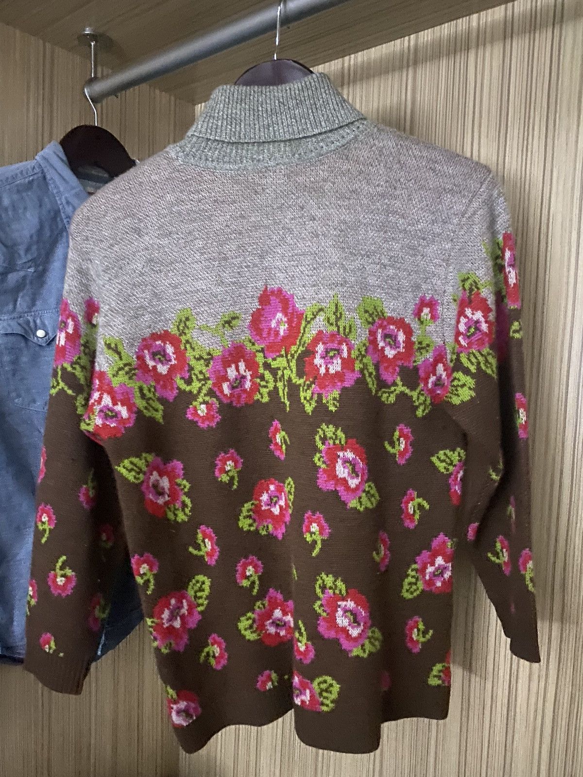 Kenzo 🔥Kenzo Knitwear Flower Printed Nice Design Size US S / EU 44-46 / 1 - 2 Thumbnail