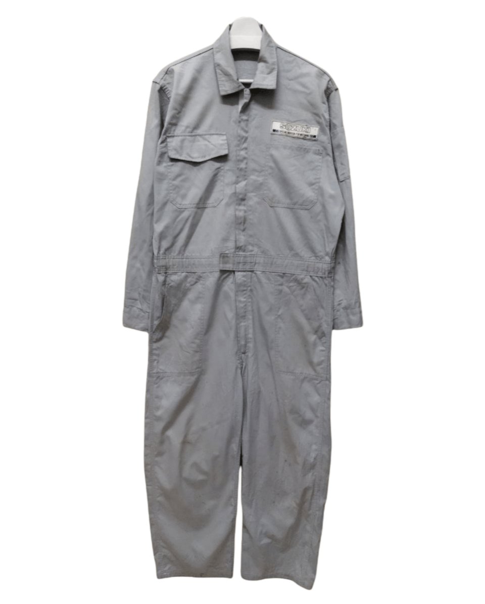 Japanese Brand Vintage Suzuki Coveralls - Size LL Size US 38 / EU 54 - 1 Thumbnail