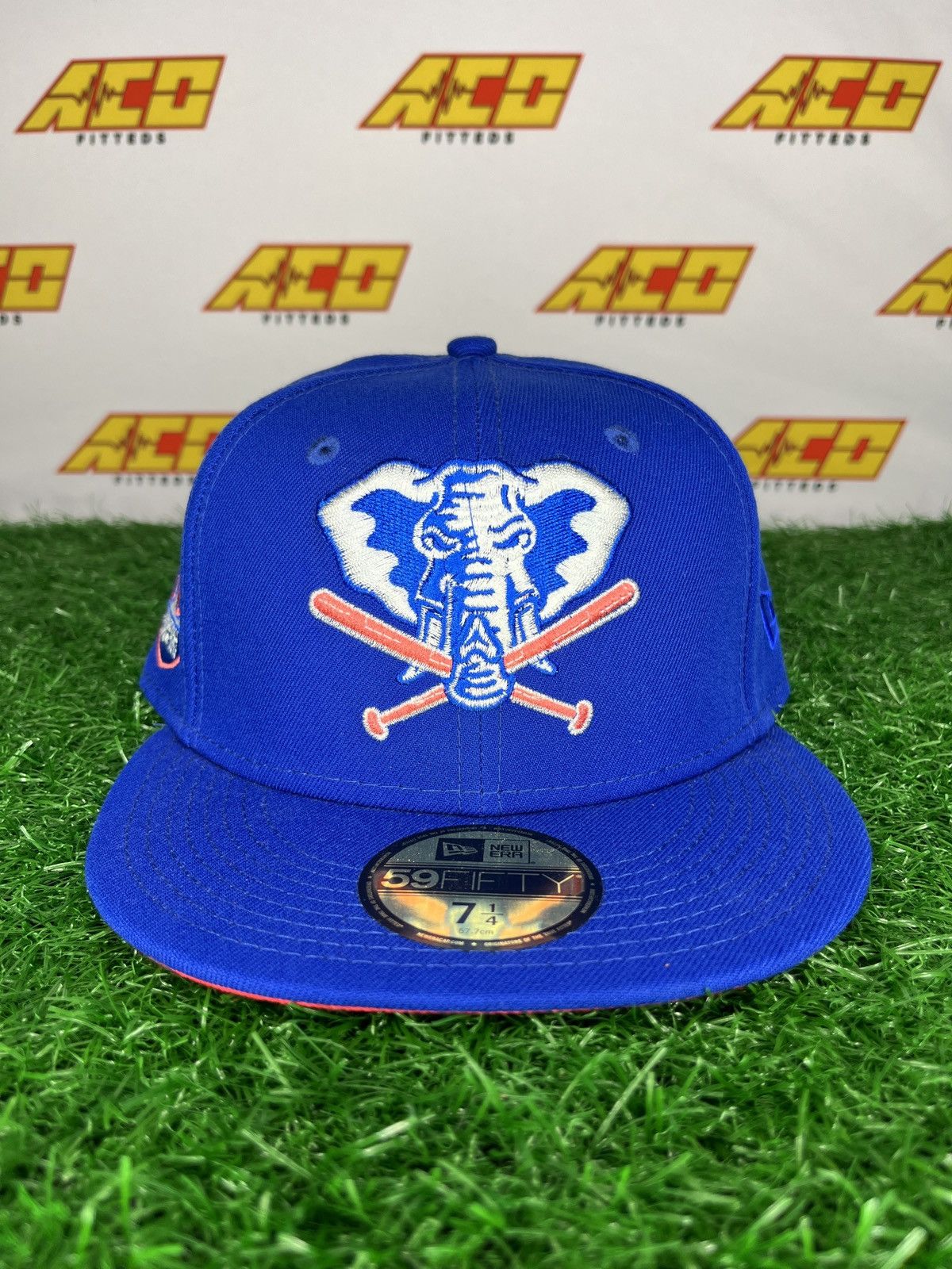 MLB × New Era Athletics 7 1/4 50th anniversary fitted hat blue Size ONE SIZE - 3 Thumbnail