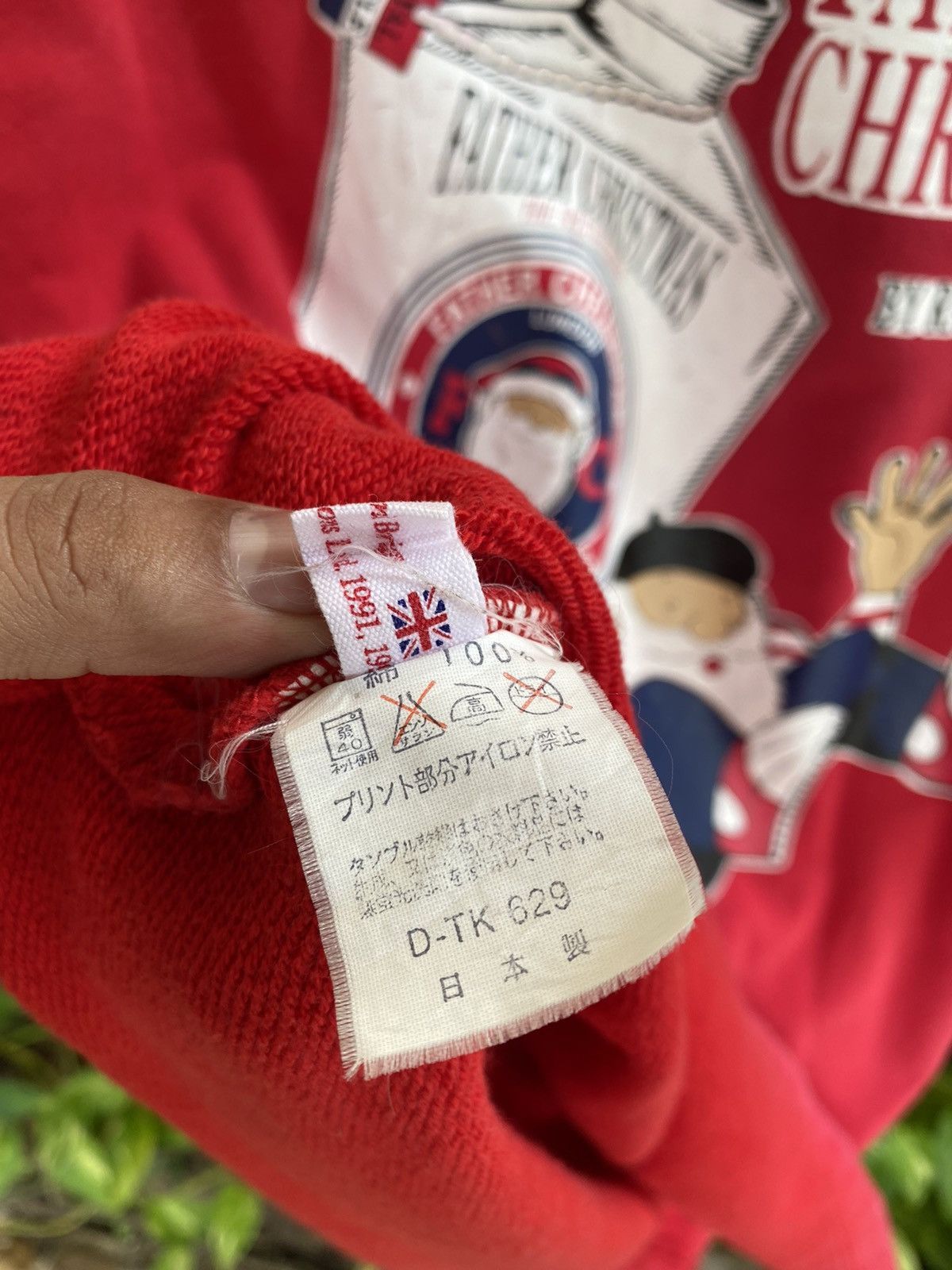 Other × Vintage VINTAGE FATHER CHRISTMAS BY RAYMOND BRIGGS SWEATER Size US L / EU 52-54 / 3 - 7 Thumbnail