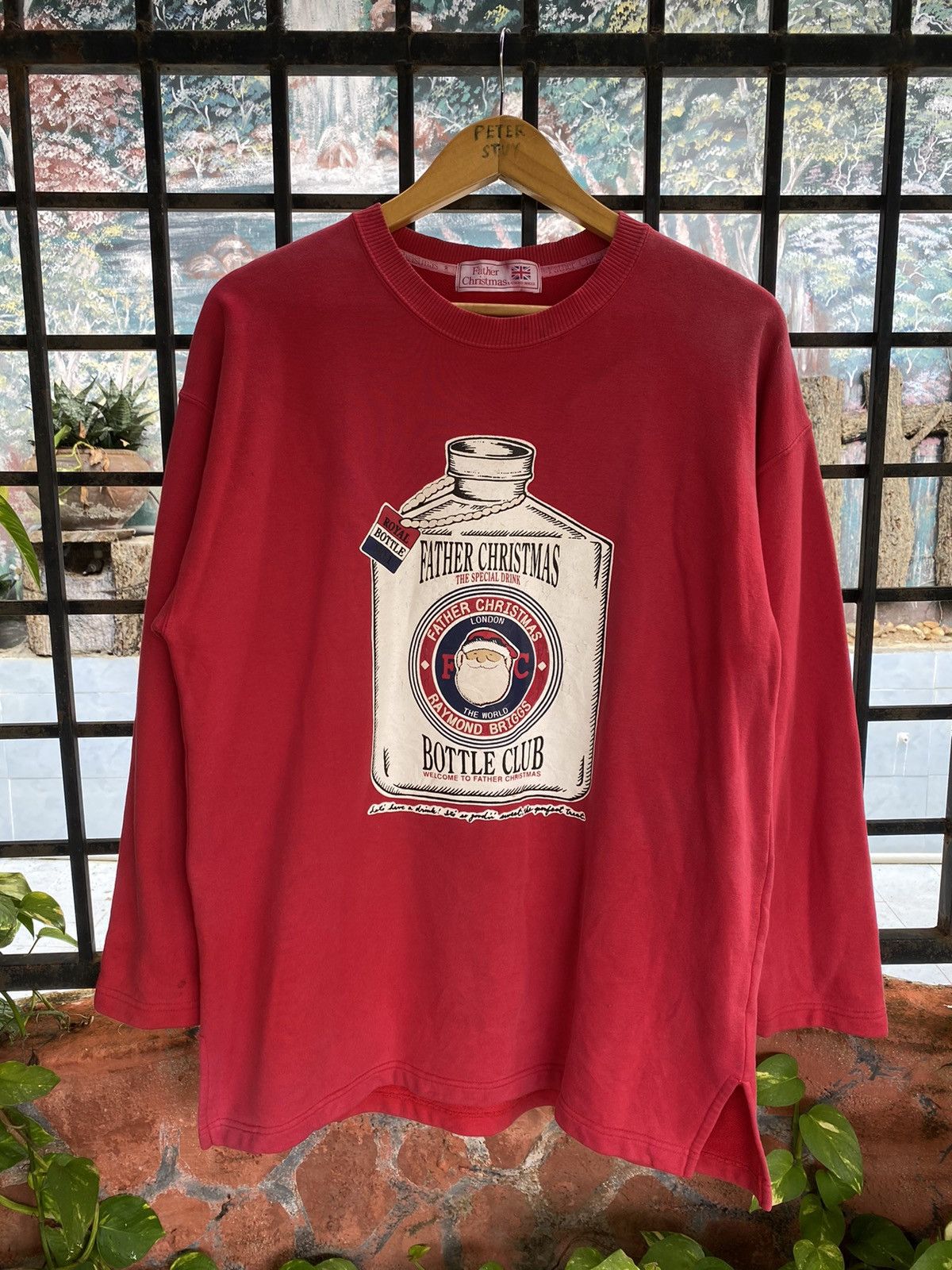 Other × Vintage VINTAGE FATHER CHRISTMAS BY RAYMOND BRIGGS SWEATER Size US L / EU 52-54 / 3 - 2 Thumbnail