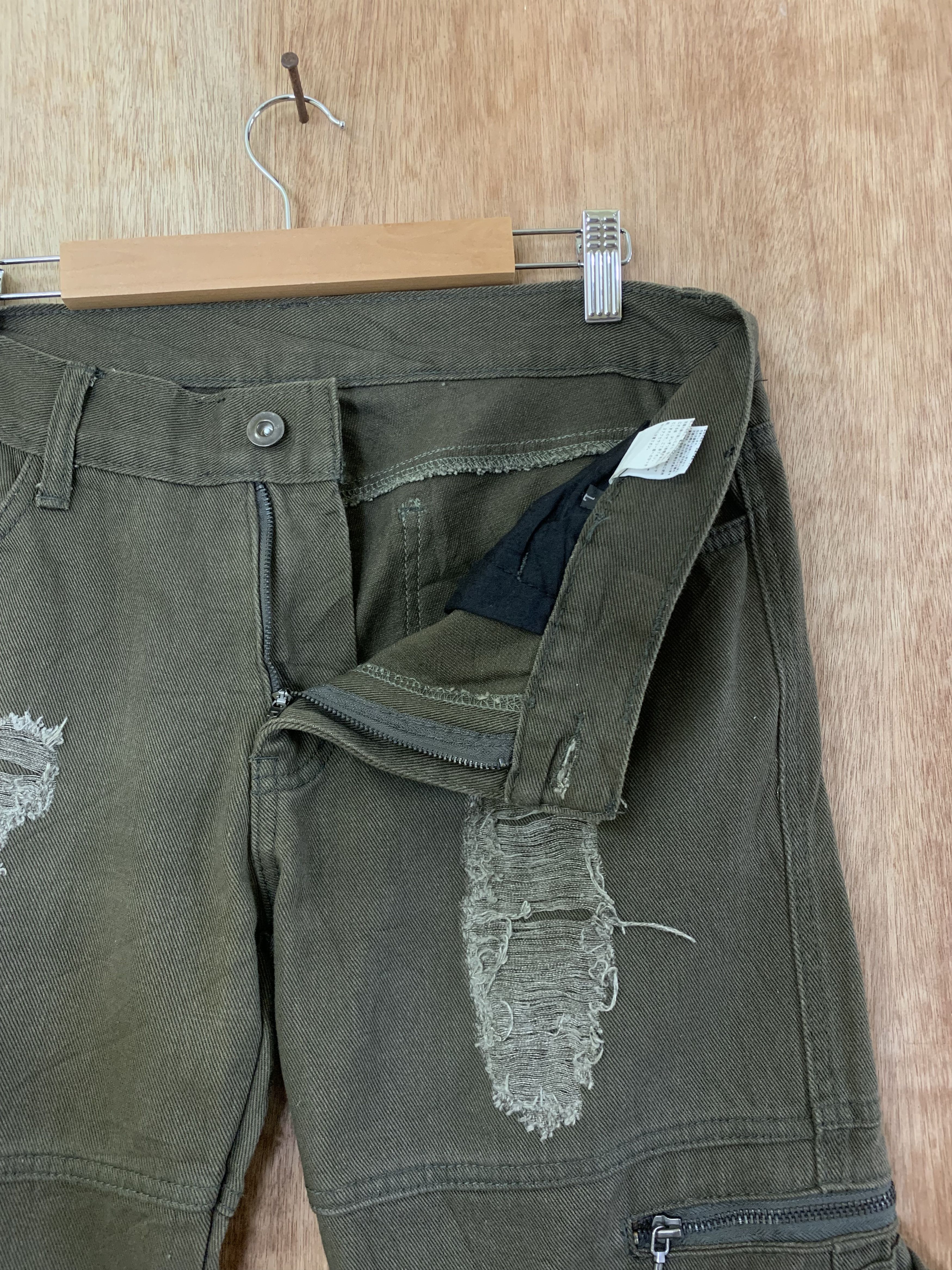If Six Was Nine Cargo Pant Distressed Multipocket Bondage Travis Scot Style Size US 32 / EU 48 - 9 Thumbnail