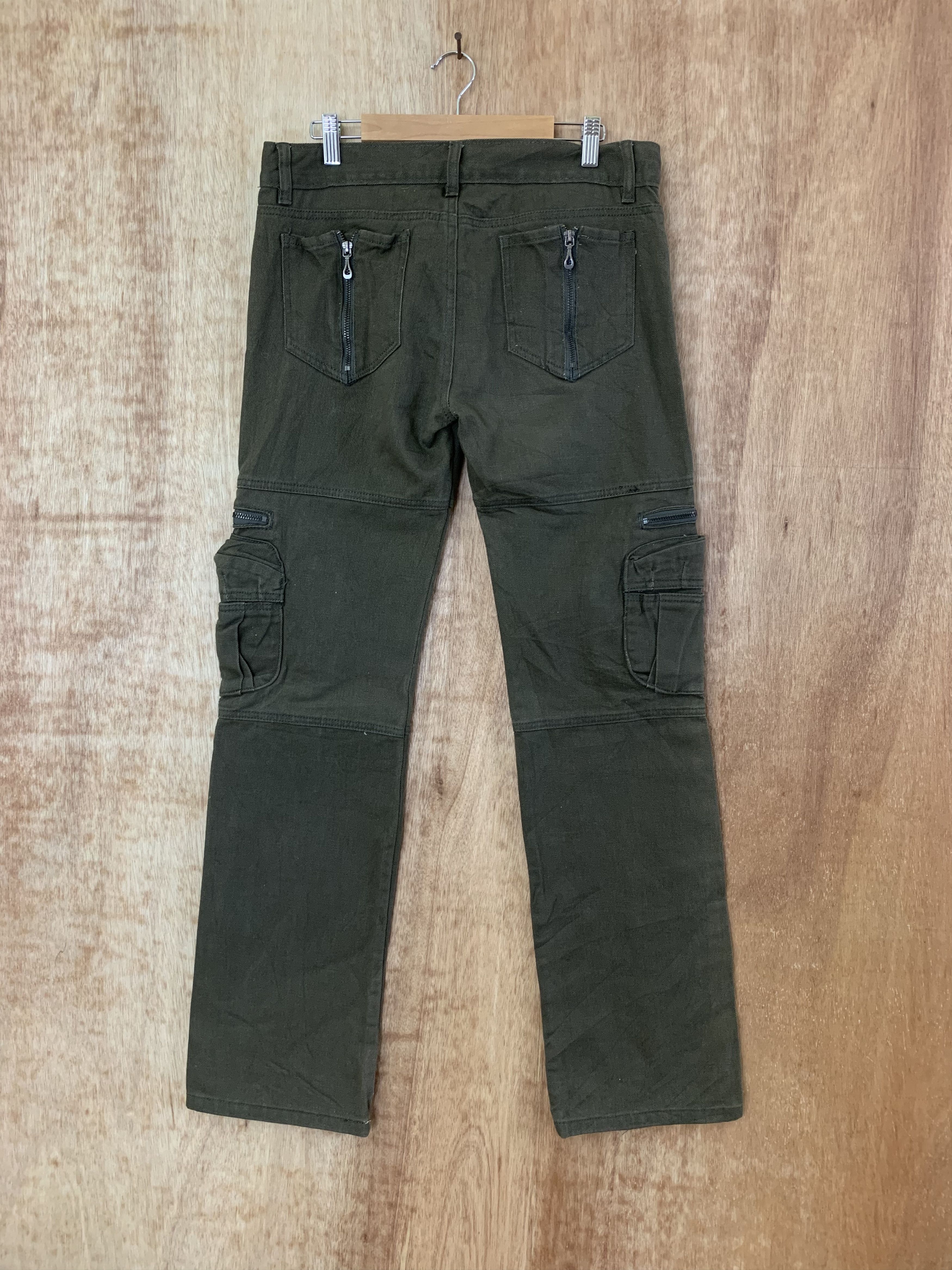 If Six Was Nine Cargo Pant Distressed Multipocket Bondage Travis Scot Style Size US 32 / EU 48 - 2 Thumbnail