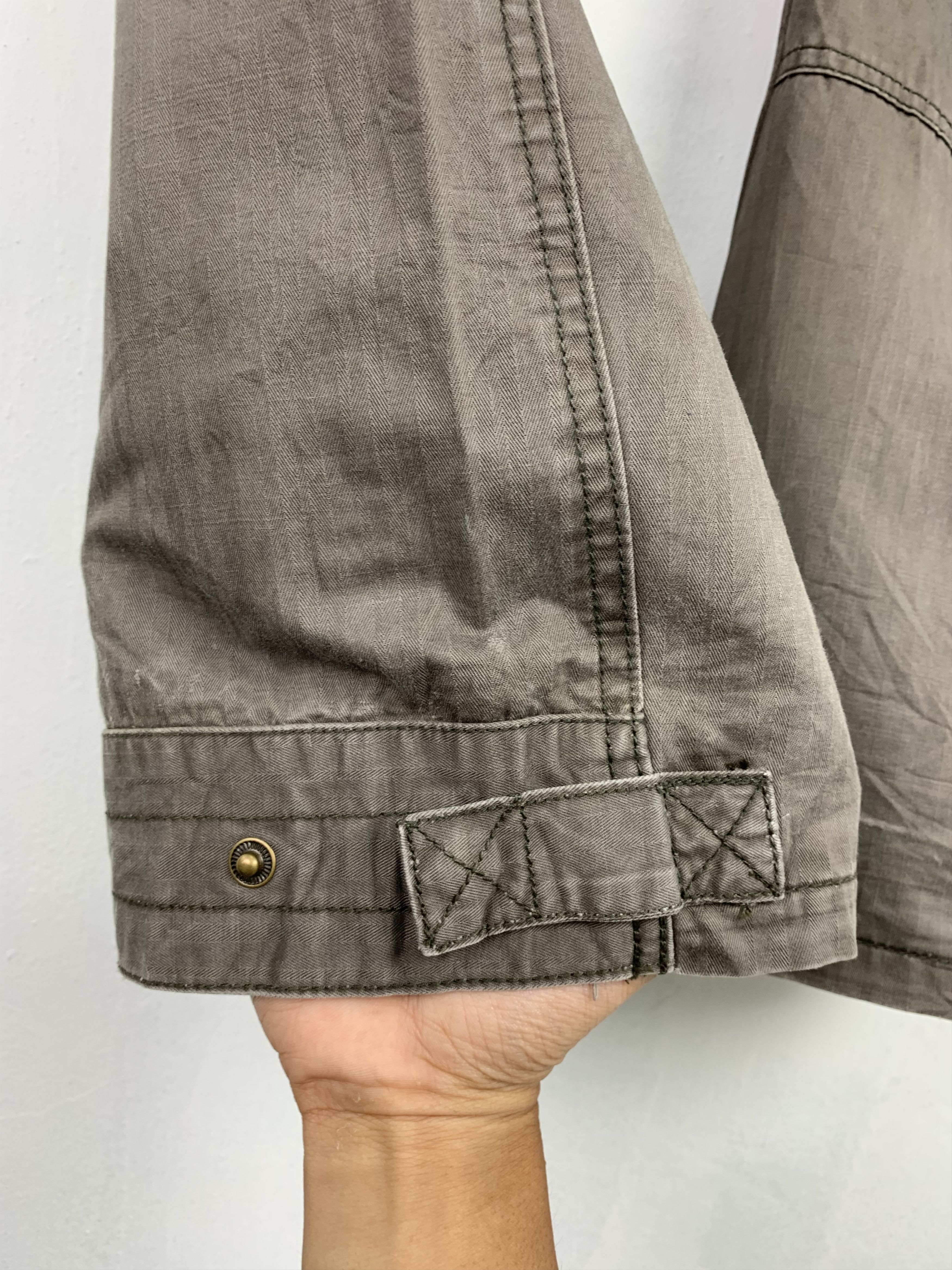 Japanese Brand 💥💥💥Cargo Pants Multipocket Doubles Knee Japanese Branded Size US 29 - 25 Thumbnail