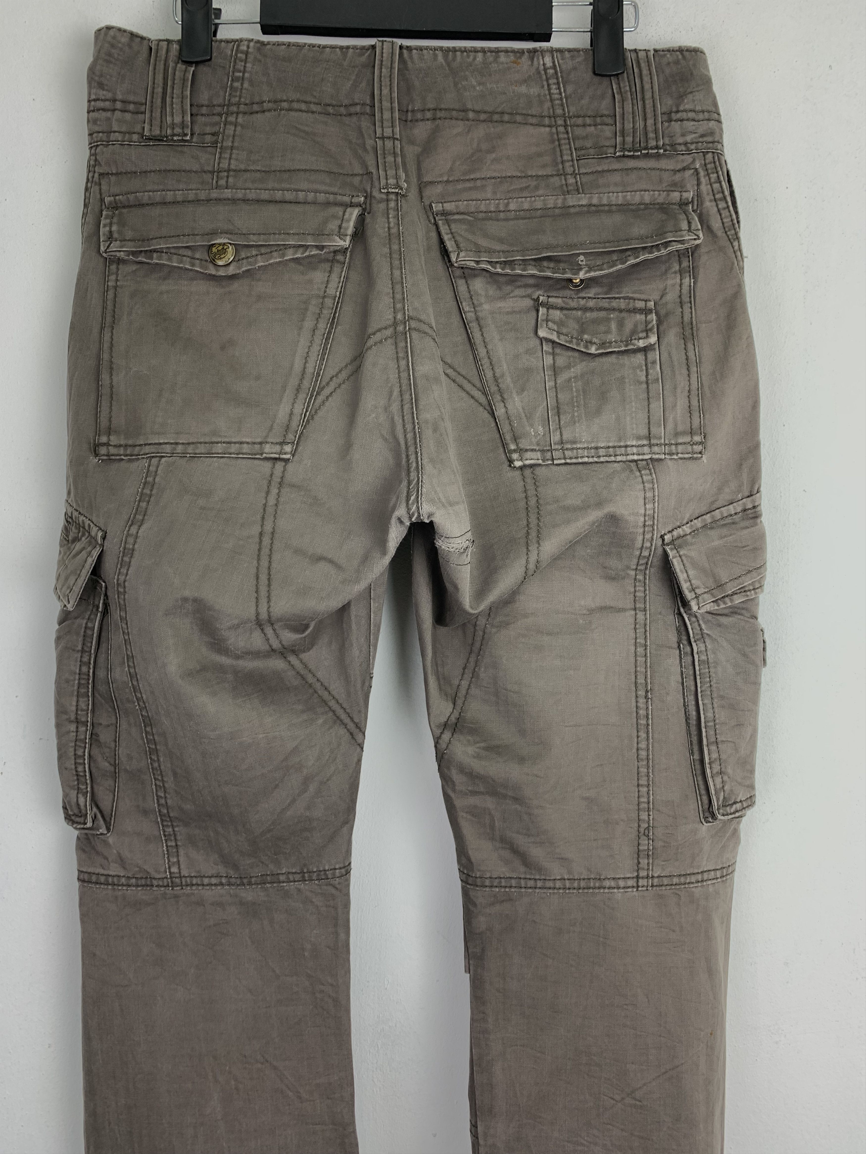 Japanese Brand 💥💥💥Cargo Pants Multipocket Doubles Knee Japanese Branded Size US 29 - 14 Thumbnail
