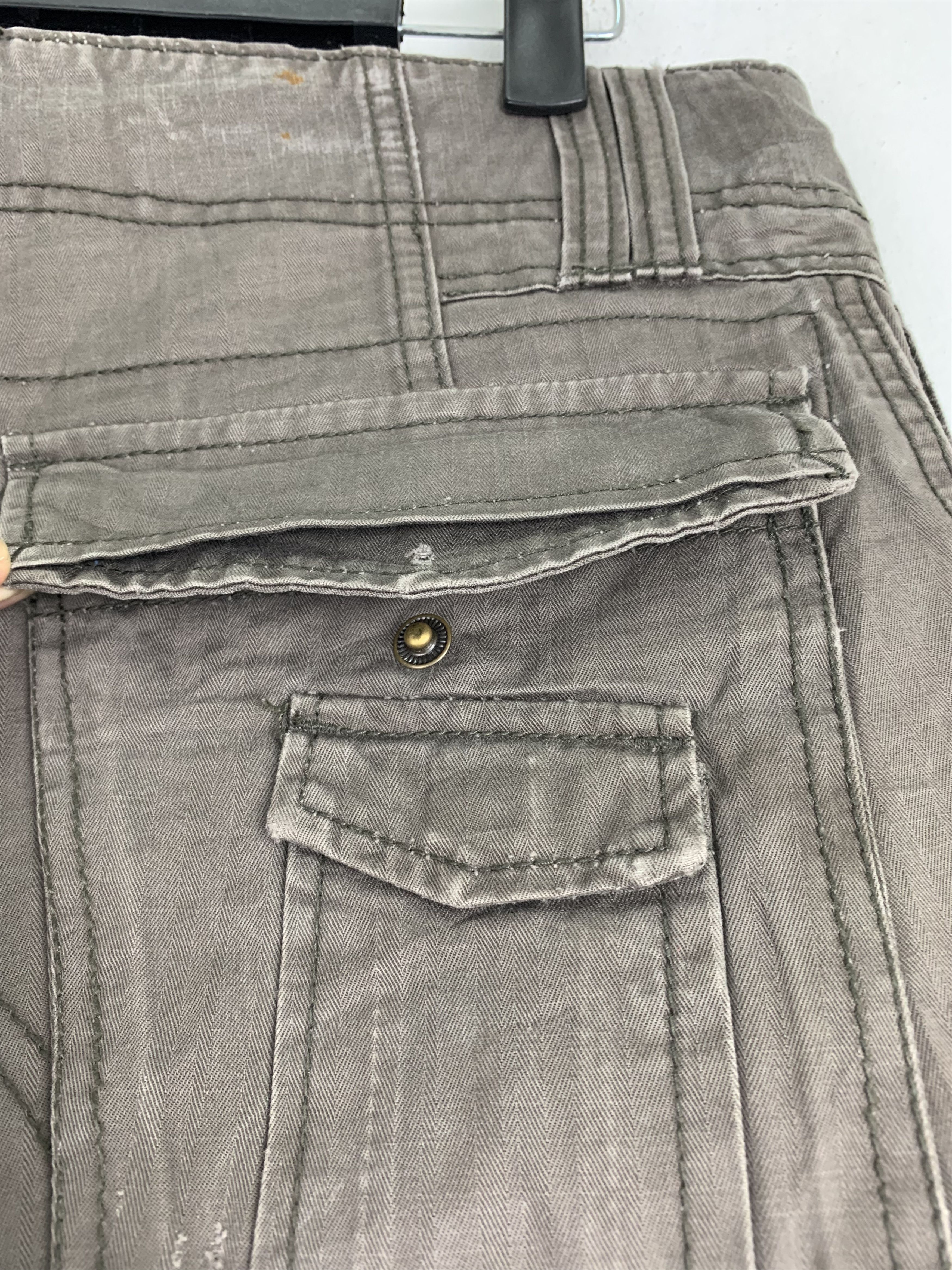 Japanese Brand 💥💥💥Cargo Pants Multipocket Doubles Knee Japanese Branded Size US 29 - 17 Thumbnail