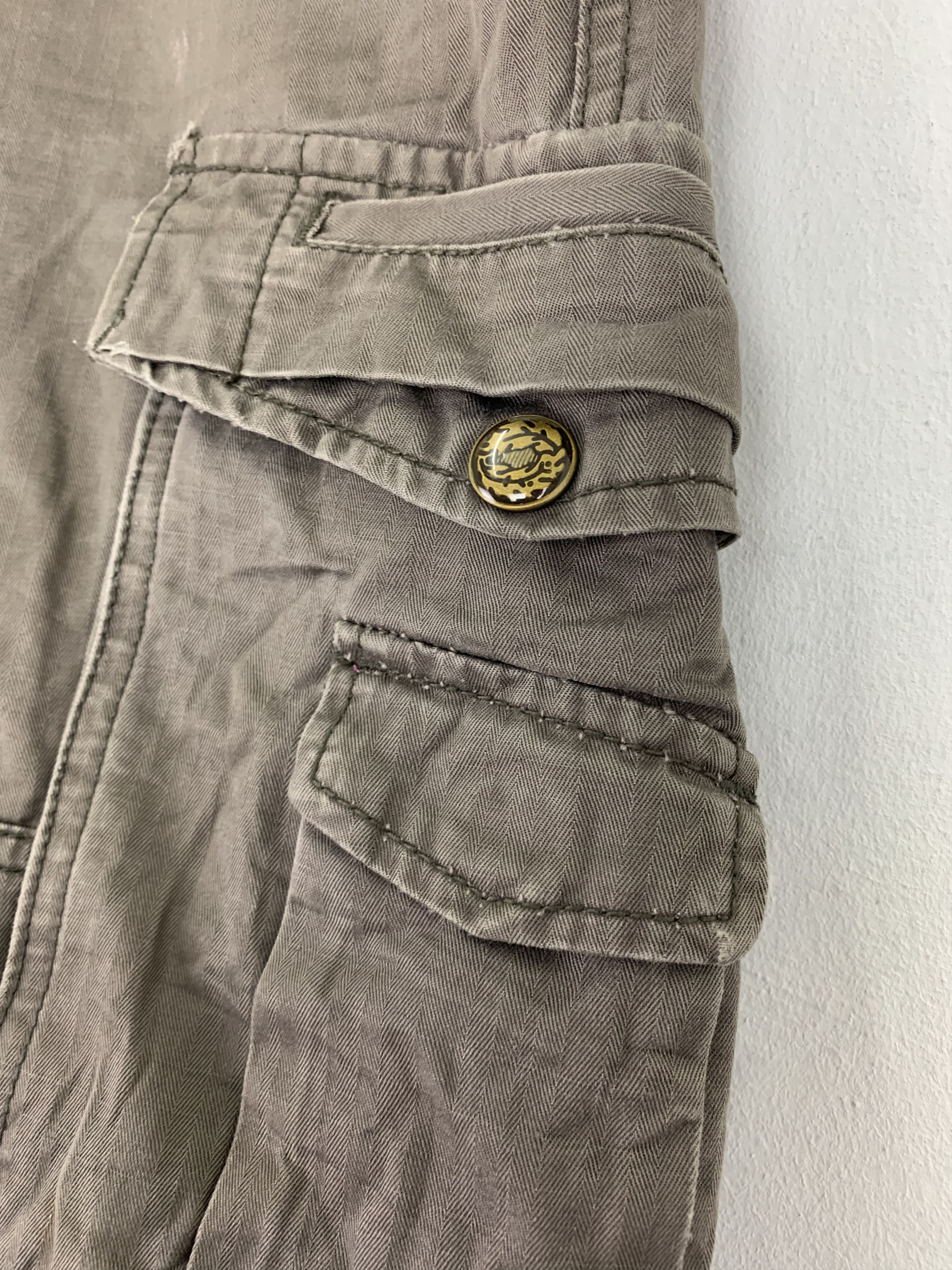 Japanese Brand 💥💥💥Cargo Pants Multipocket Doubles Knee Japanese Branded Size US 29 - 9 Thumbnail