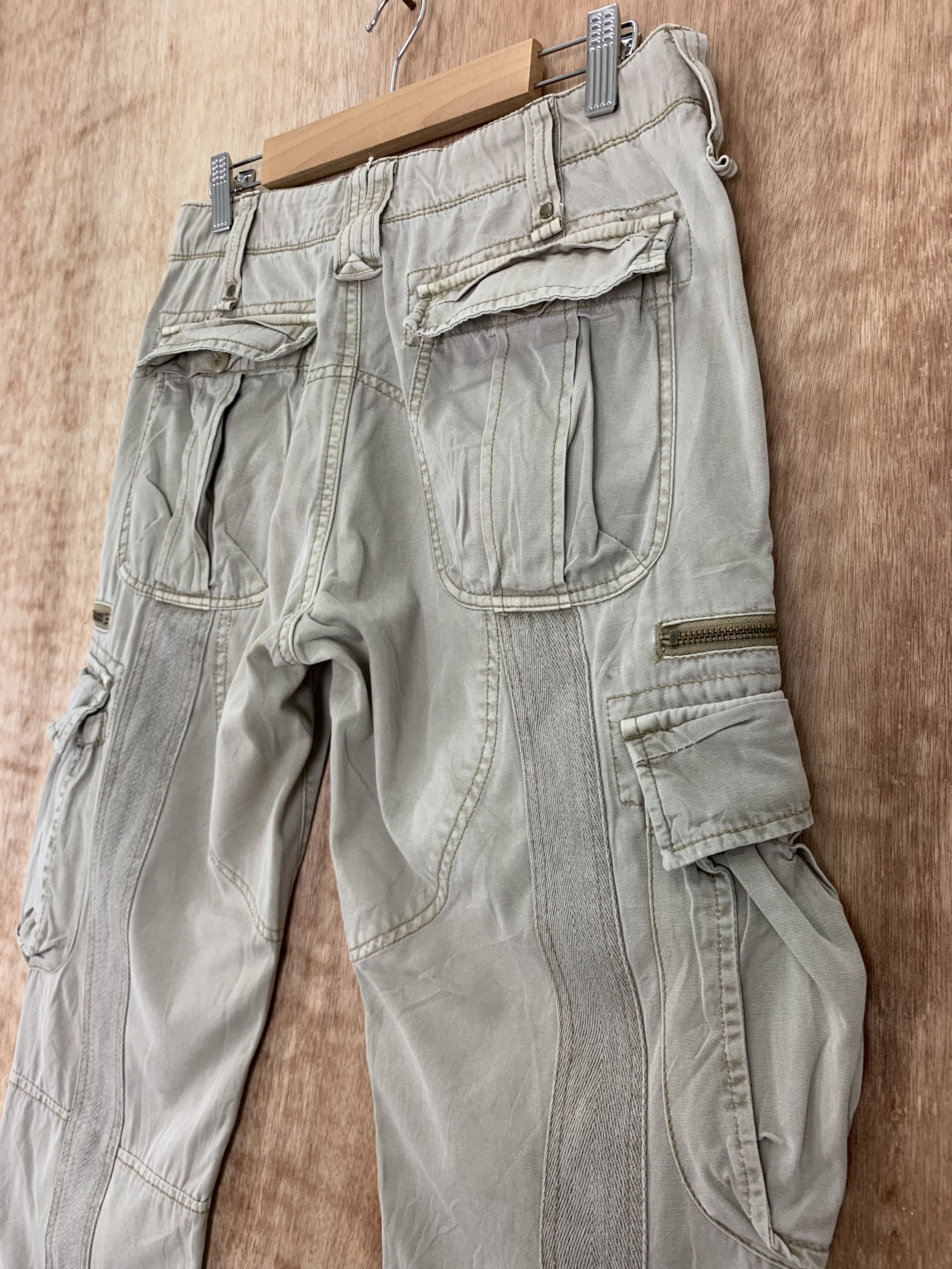 Avirex Cargo Pants Avirex Multipocket Drawstring Streetwear Pants Size US 29 - 17 Thumbnail
