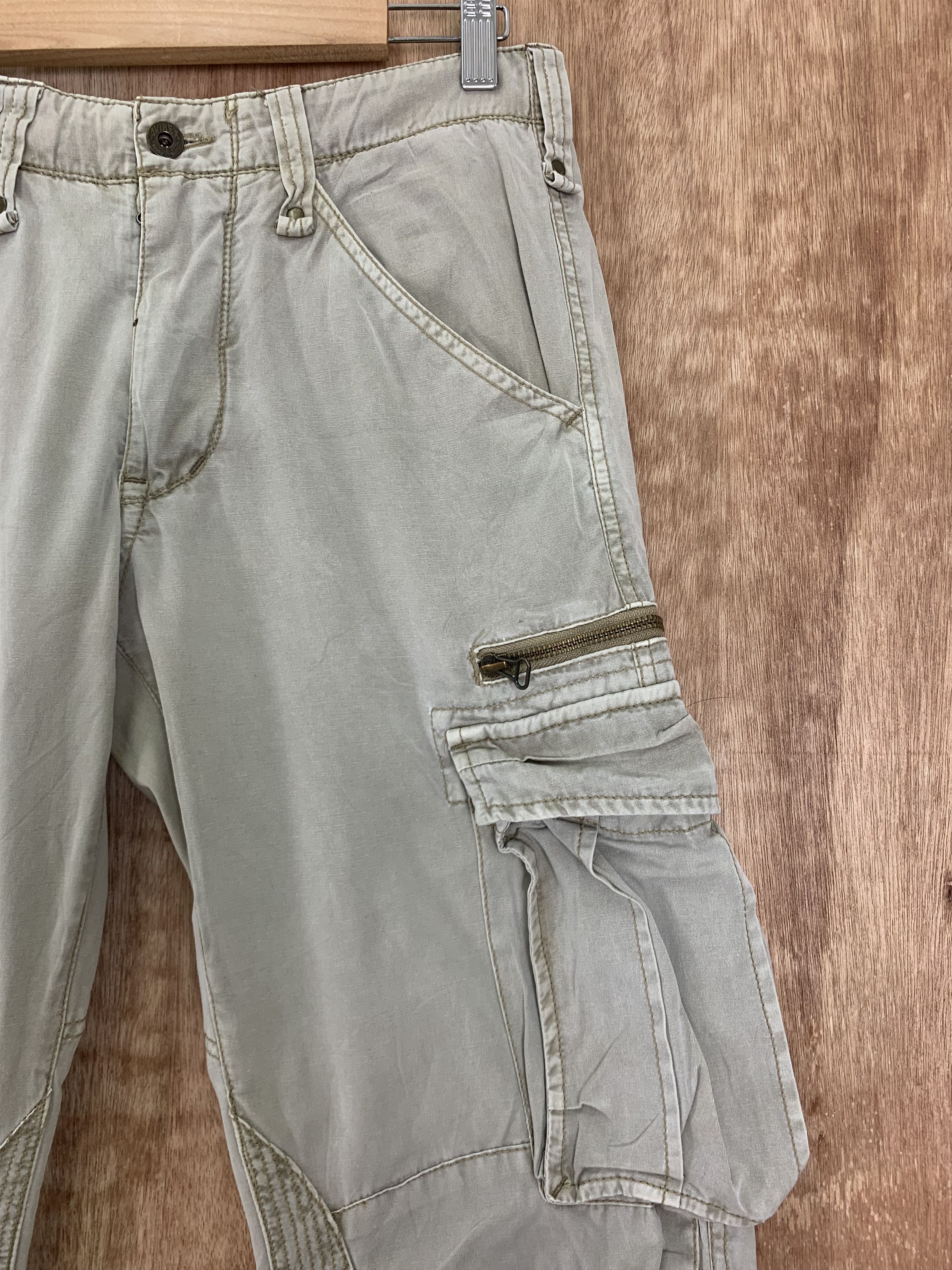 Avirex Cargo Pants Avirex Multipocket Drawstring Streetwear Pants Size US 29 - 4 Thumbnail