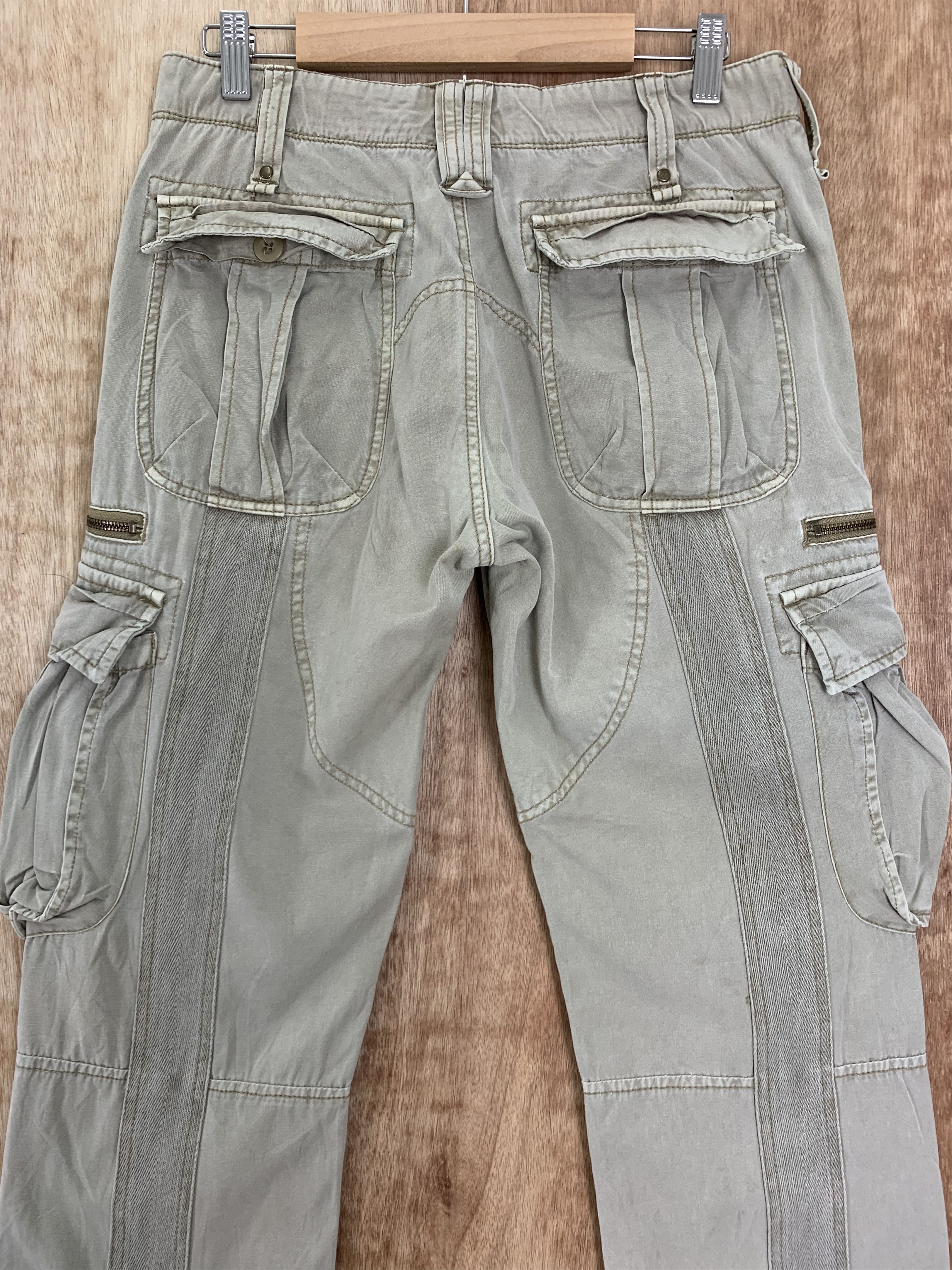 Avirex Cargo Pants Avirex Multipocket Drawstring Streetwear Pants Size US 29 - 12 Thumbnail
