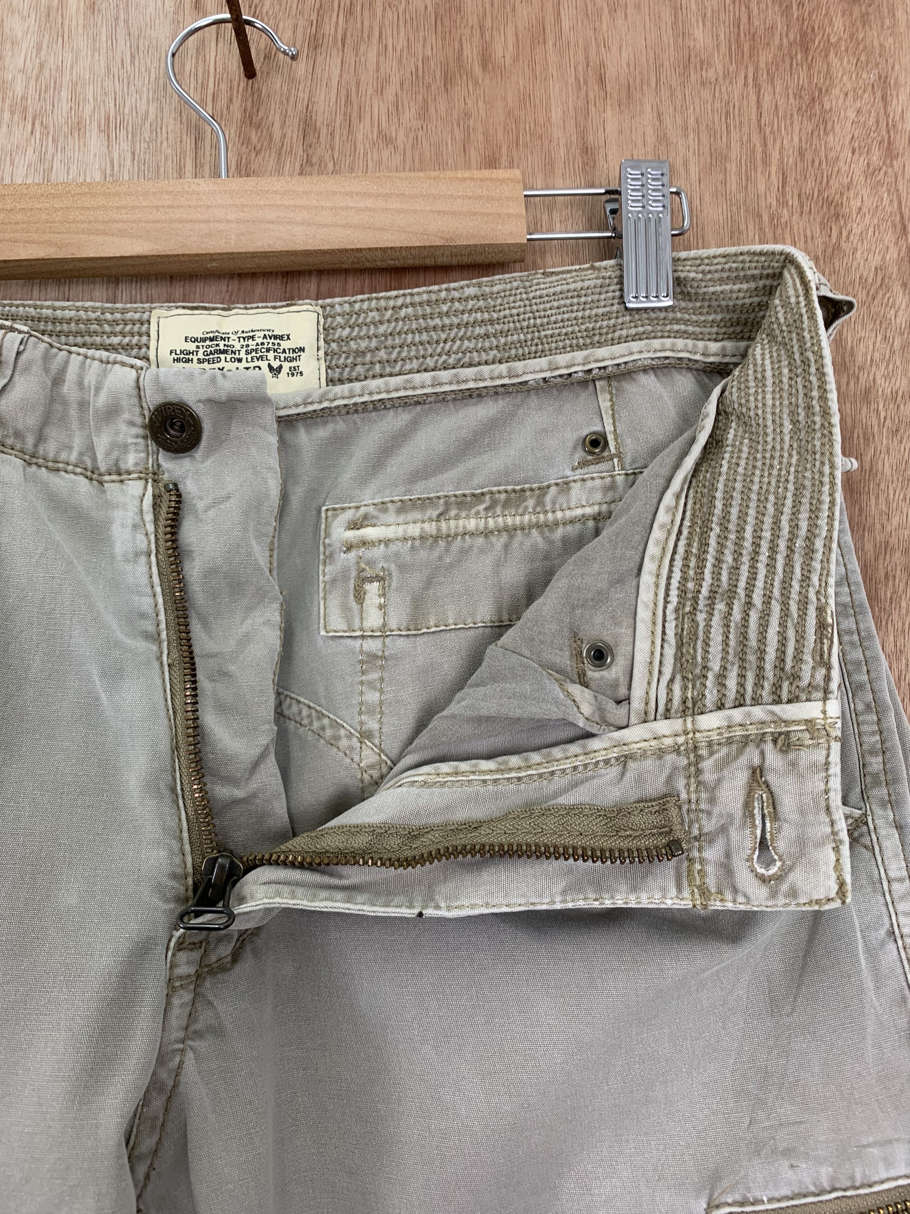 Avirex Cargo Pants Avirex Multipocket Drawstring Streetwear Pants Size US 29 - 8 Thumbnail