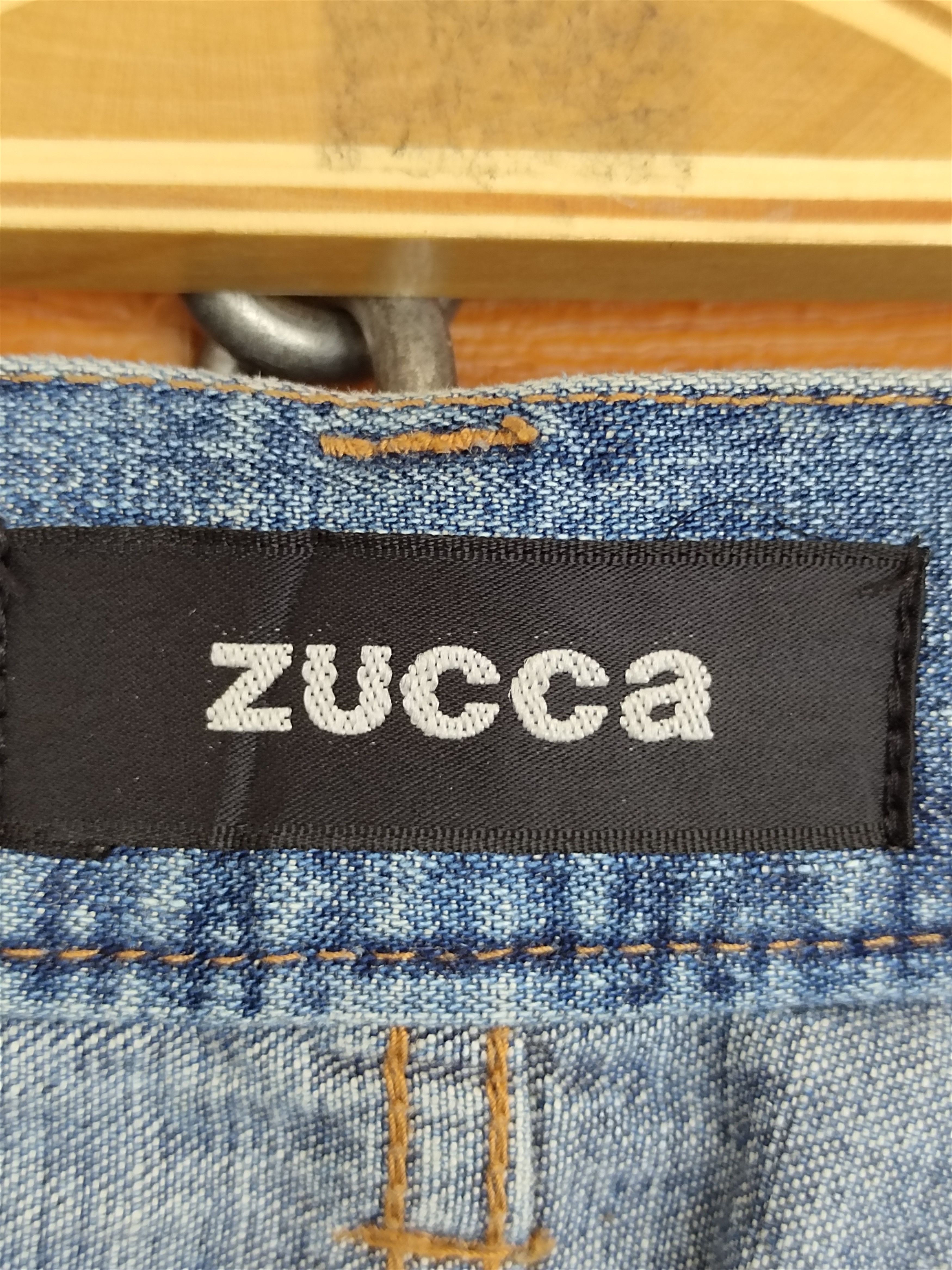 CABANE de ZUCCa 🇯🇵 Zucca Issey Miyake Distressed Double Knee Biker Denim Size US 30 / EU 46 - 20 Thumbnail
