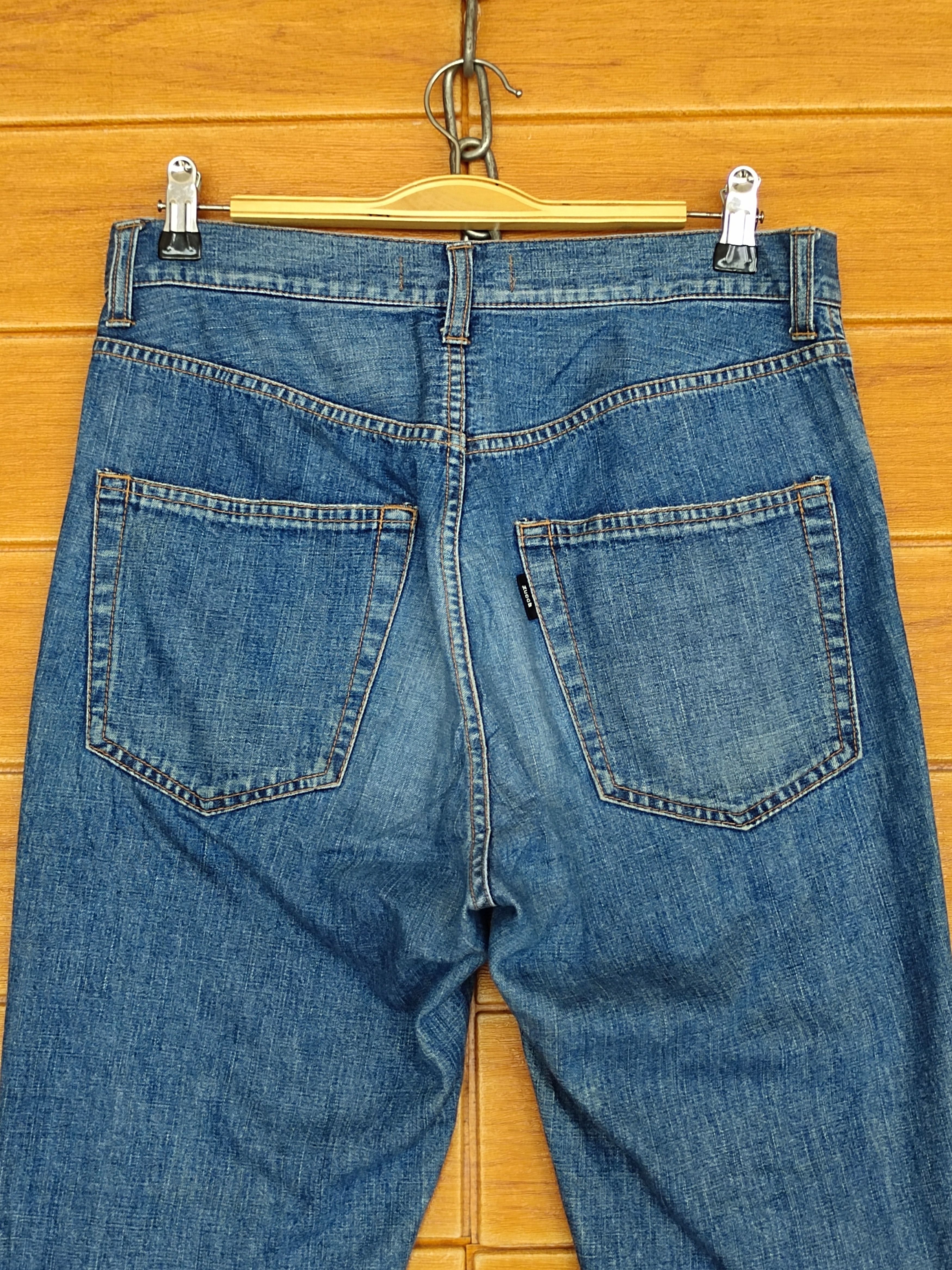 CABANE de ZUCCa 🇯🇵 Zucca Issey Miyake Distressed Double Knee Biker Denim Size US 30 / EU 46 - 13 Thumbnail