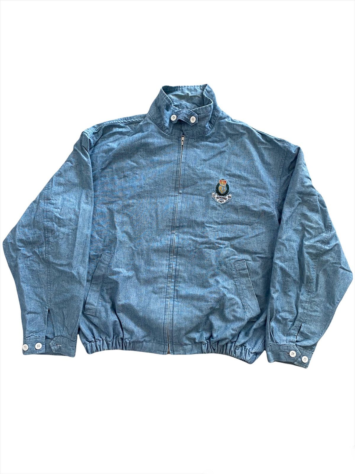 Chaps Ralph Lauren × Ralph Lauren × Vintage Vintage Bomber Jacket Chaps-Ralph Lauren embroidery Logo Size US L / EU 52-54 / 3 - 2 Thumbnail