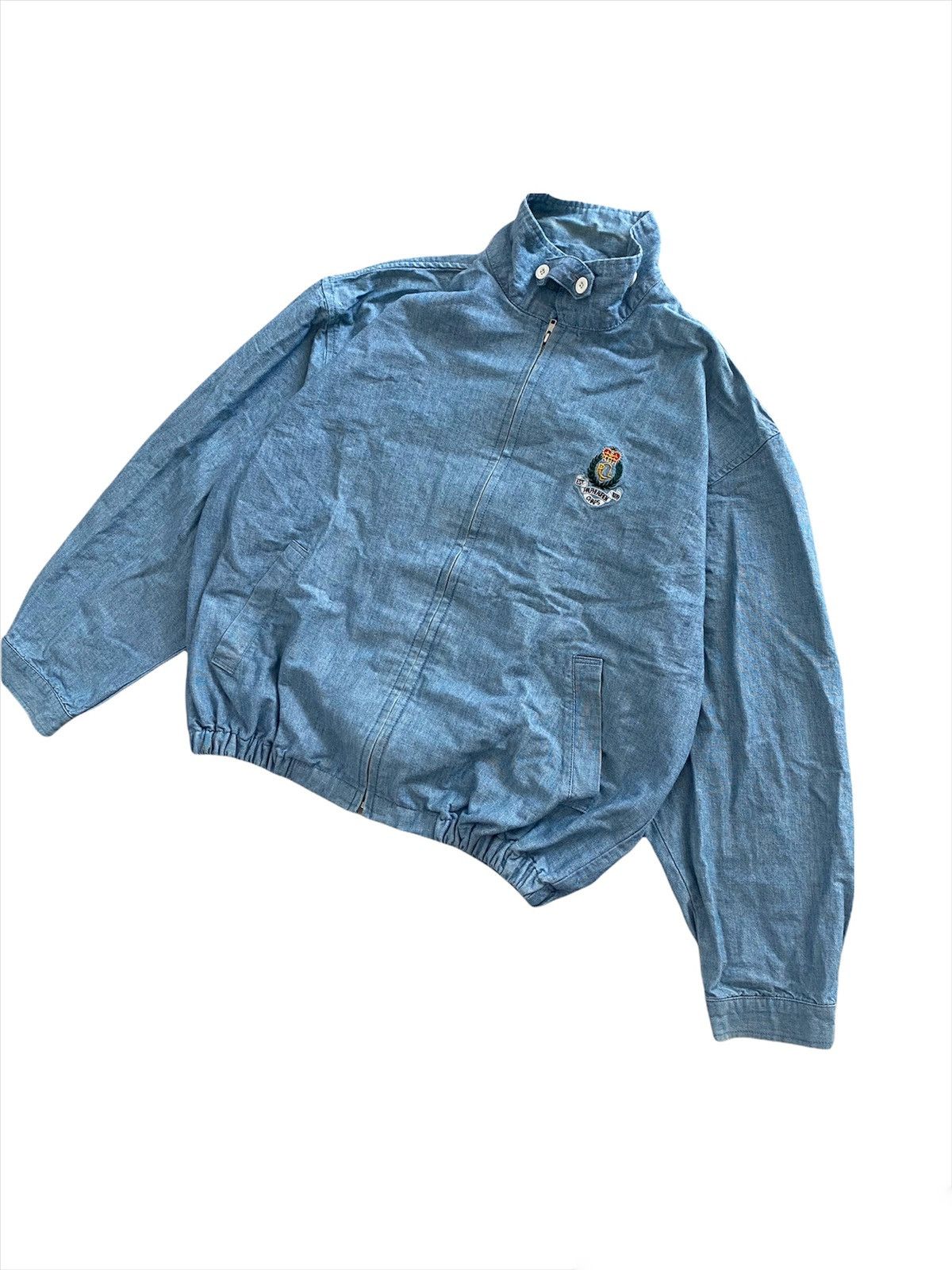 Chaps Ralph Lauren × Ralph Lauren × Vintage Vintage Bomber Jacket Chaps-Ralph Lauren embroidery Logo Size US L / EU 52-54 / 3 - 1 Thumbnail