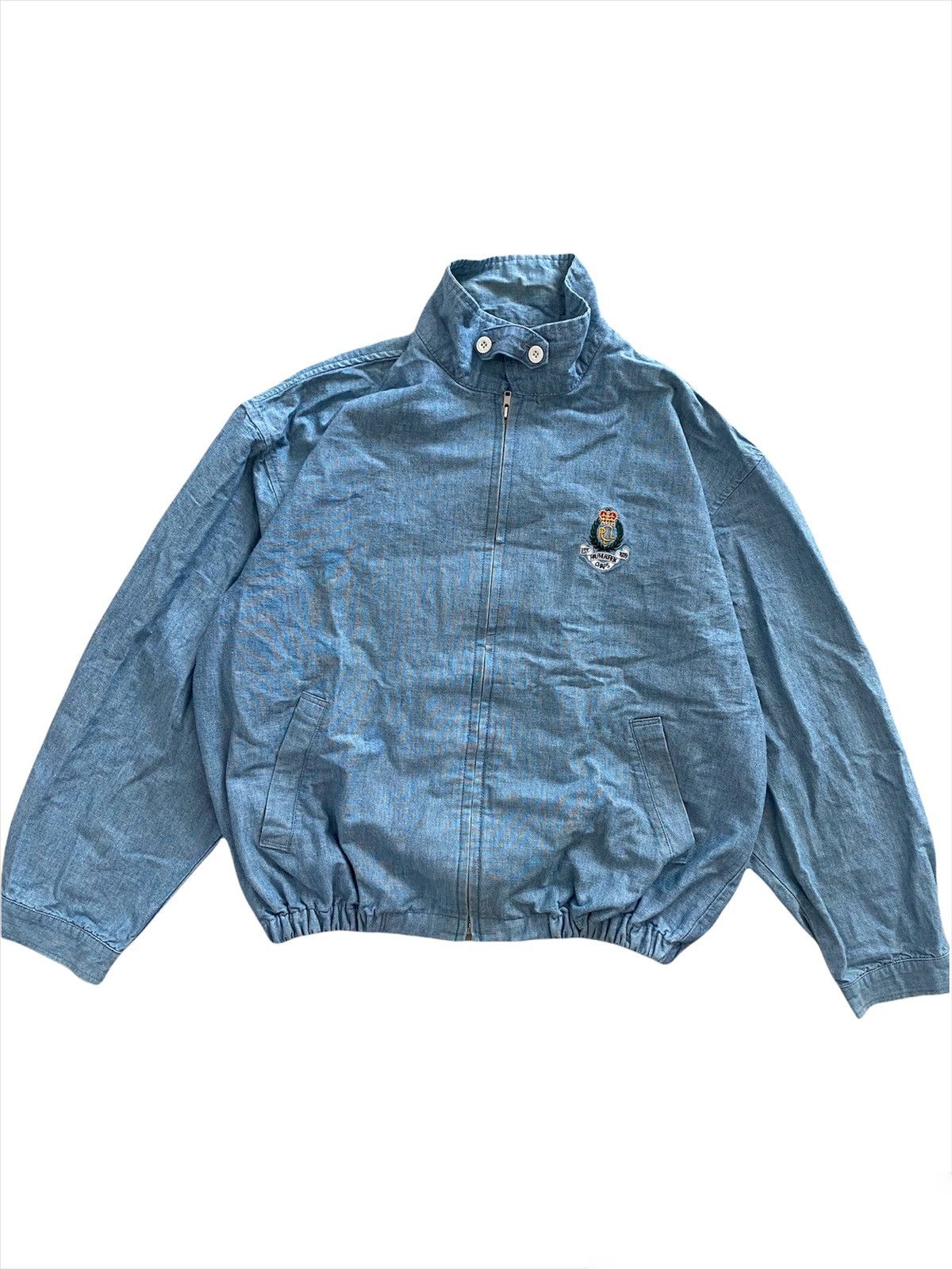 Chaps Ralph Lauren × Ralph Lauren × Vintage Vintage Bomber Jacket Chaps-Ralph Lauren embroidery Logo Size US L / EU 52-54 / 3 - 7 Thumbnail