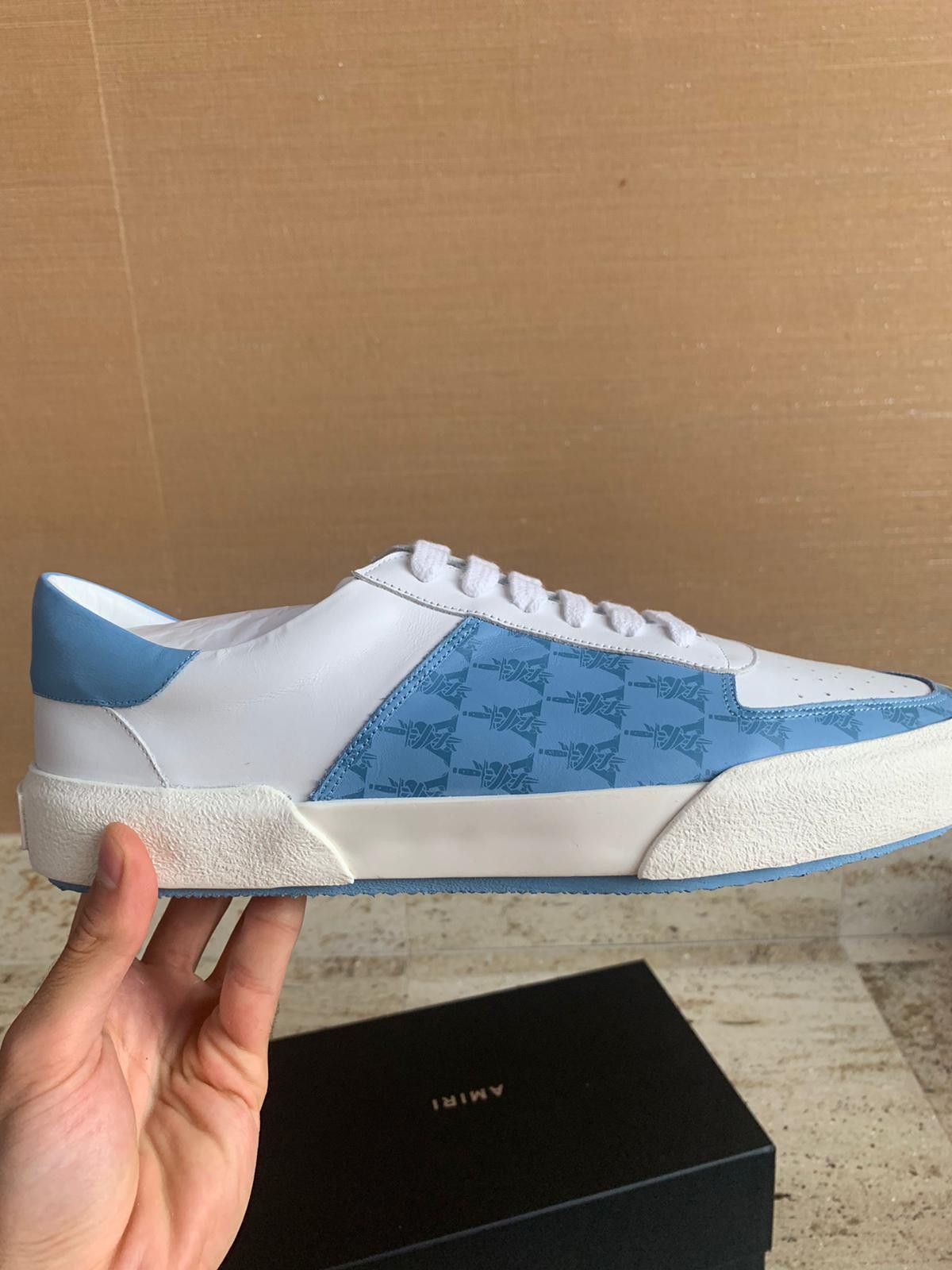 Amiri Dagger Monogram Low Top Sneaker Size US 12 / EU 45 - 11 Thumbnail