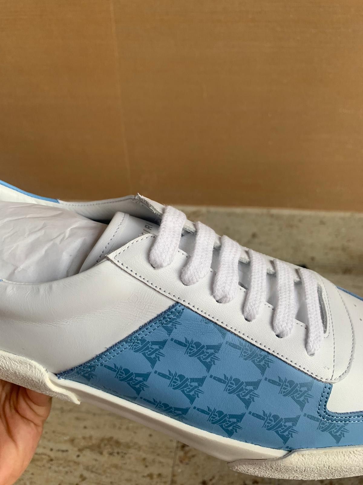Amiri Dagger Monogram Low Top Sneaker Size US 12 / EU 45 - 10 Thumbnail