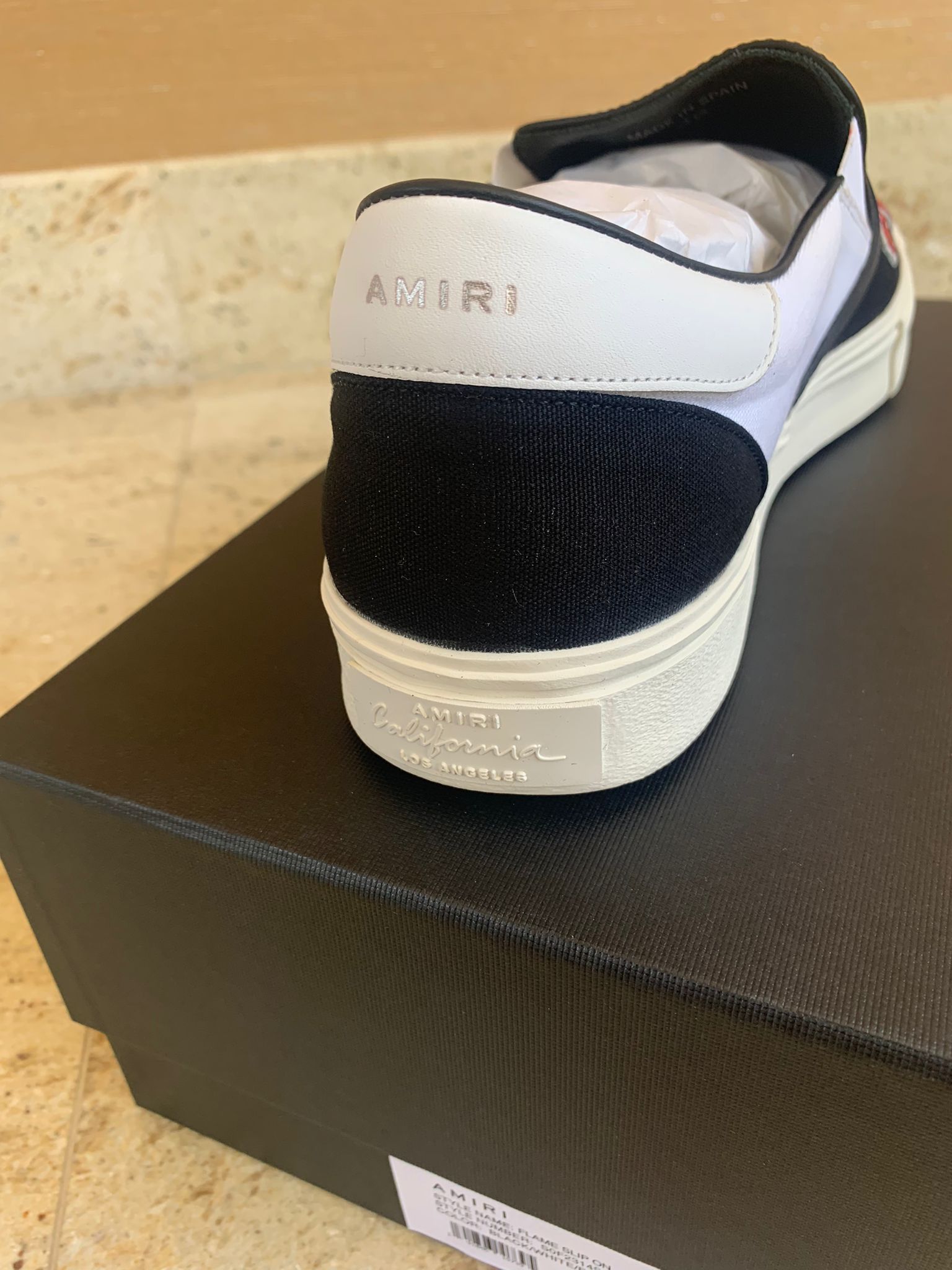 Amiri Flame Slip On Sneakers Size US 14 / EU 47 - 7 Thumbnail