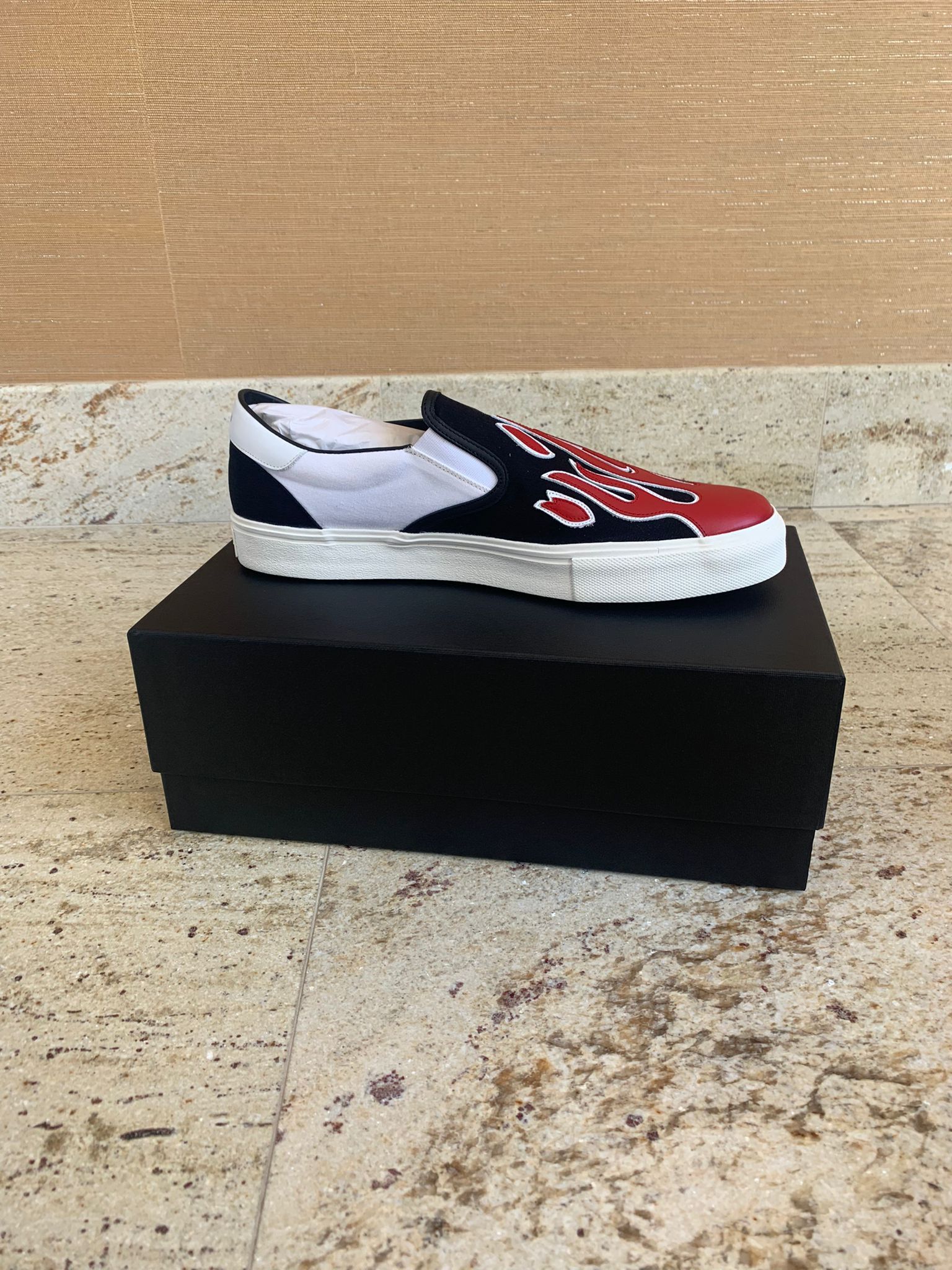 Amiri Flame Slip On Sneakers Size US 14 / EU 47 - 8 Thumbnail