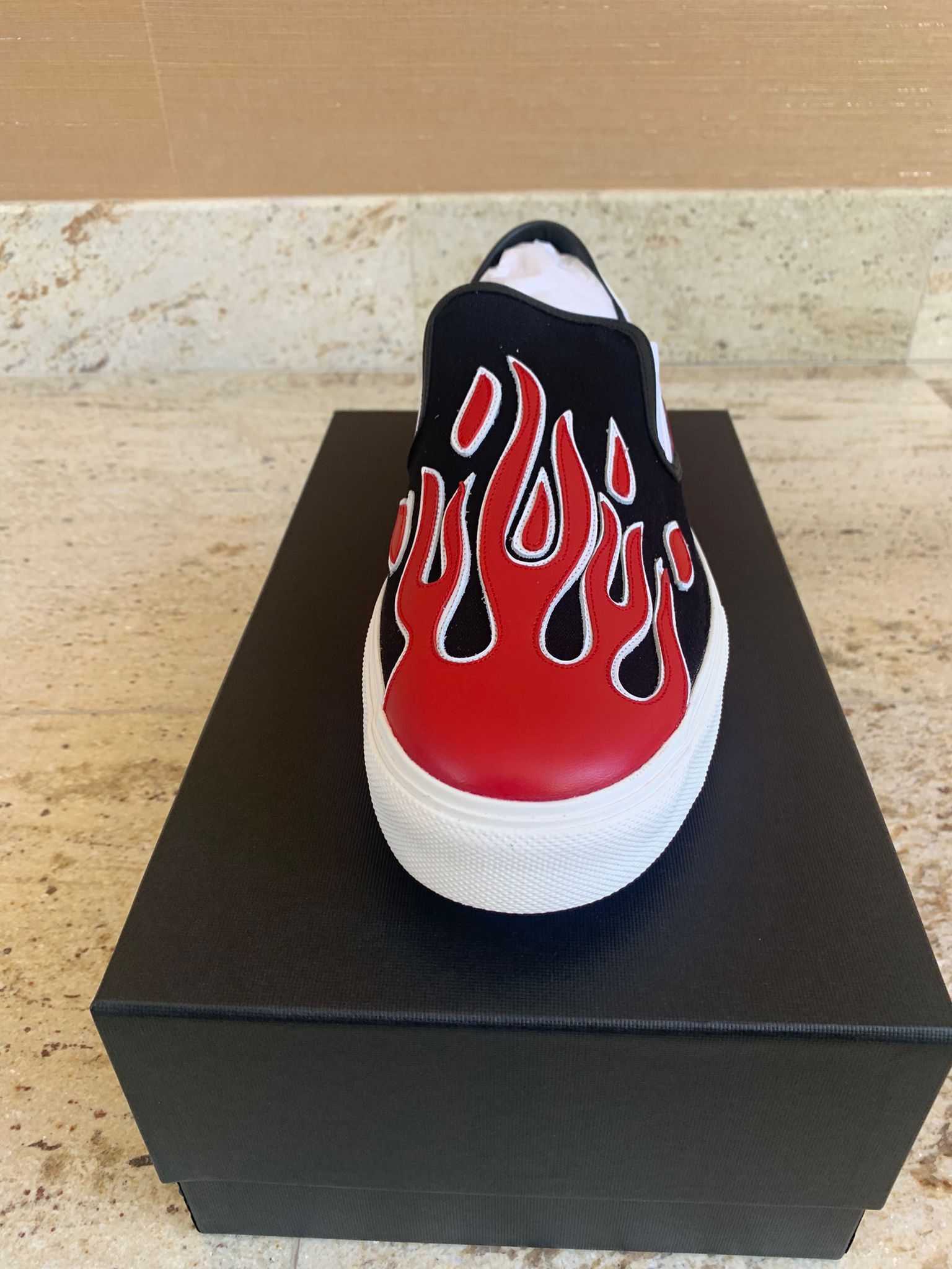 Amiri Flame Slip On Sneakers Size US 14 / EU 47 - 5 Thumbnail
