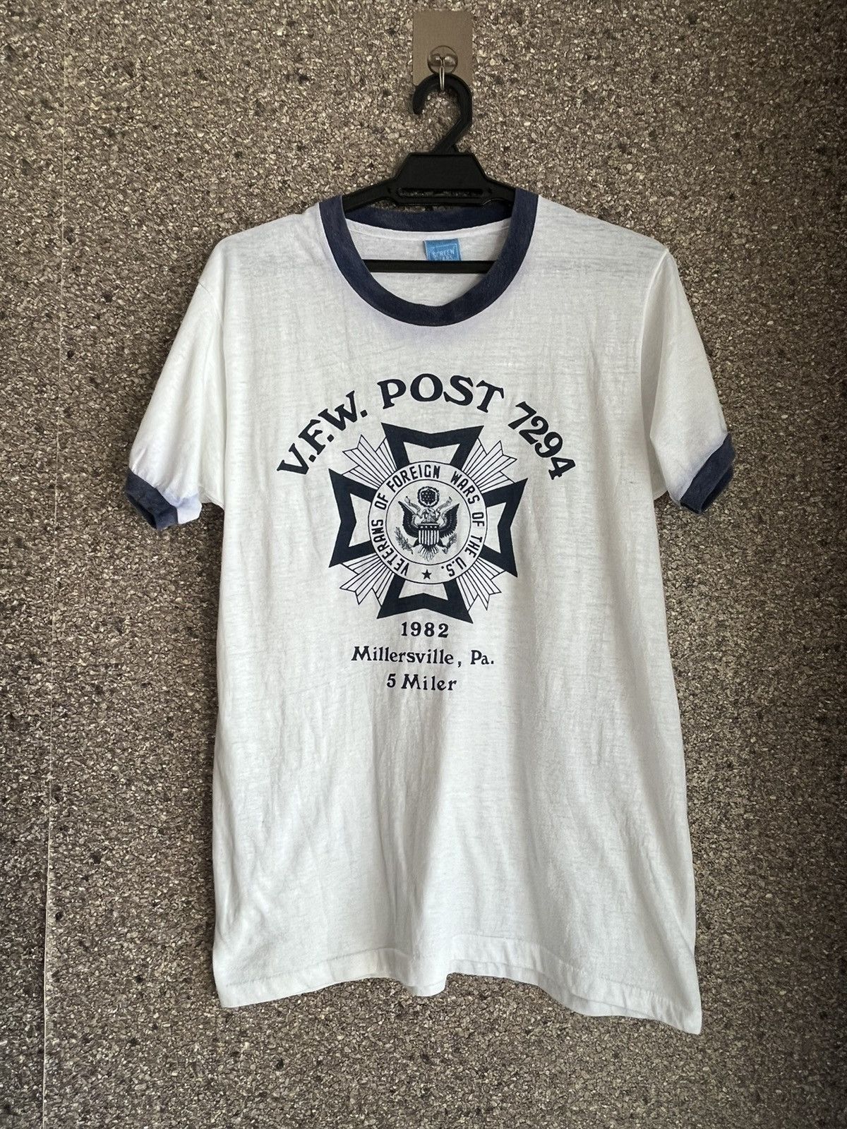 image of Vintage Vfw Post Ft31 in White, Men's (Size Large)